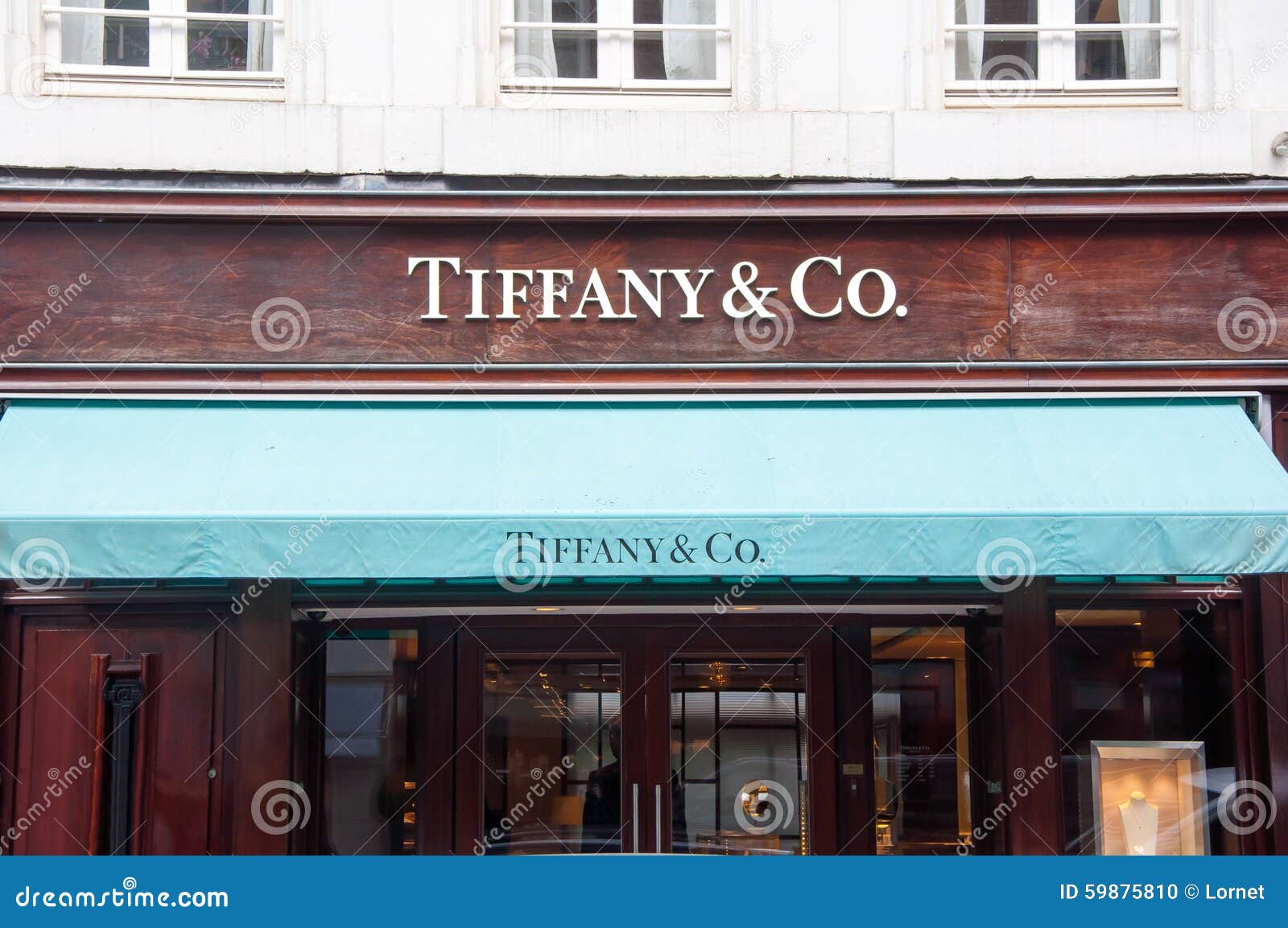 AMSTERDAM-APRIL 30: Tiffany & Co Store in the P.C.Hooftstraat Shopping ...