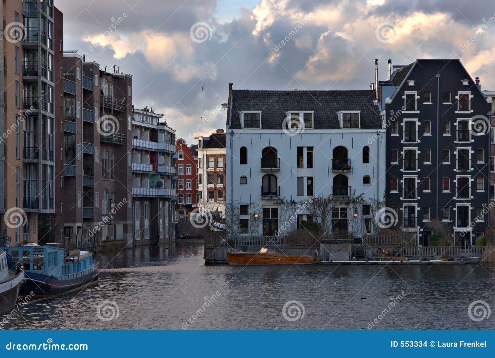 Amsterdam island stock photo. Image of canal, houseboat 553334