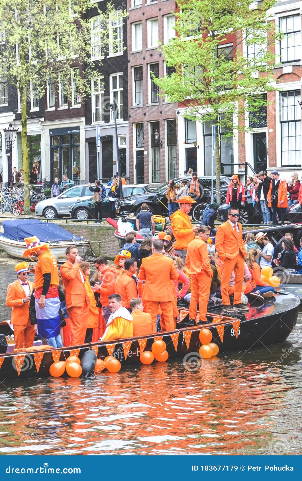 King's Day Koningsdag on April 27 in the Netherlands