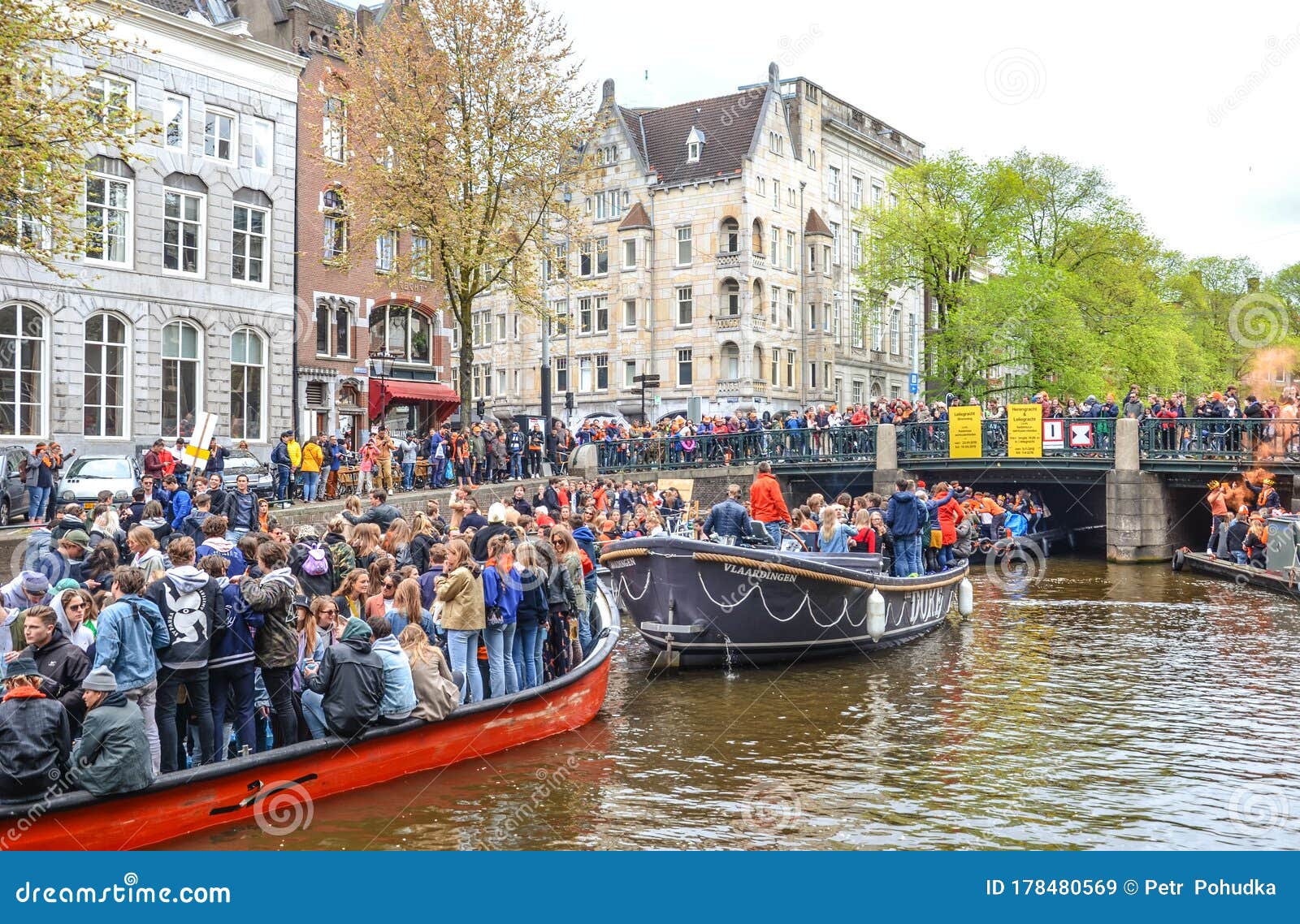 King's Day Koningsdag on April 27 in the Netherlands
