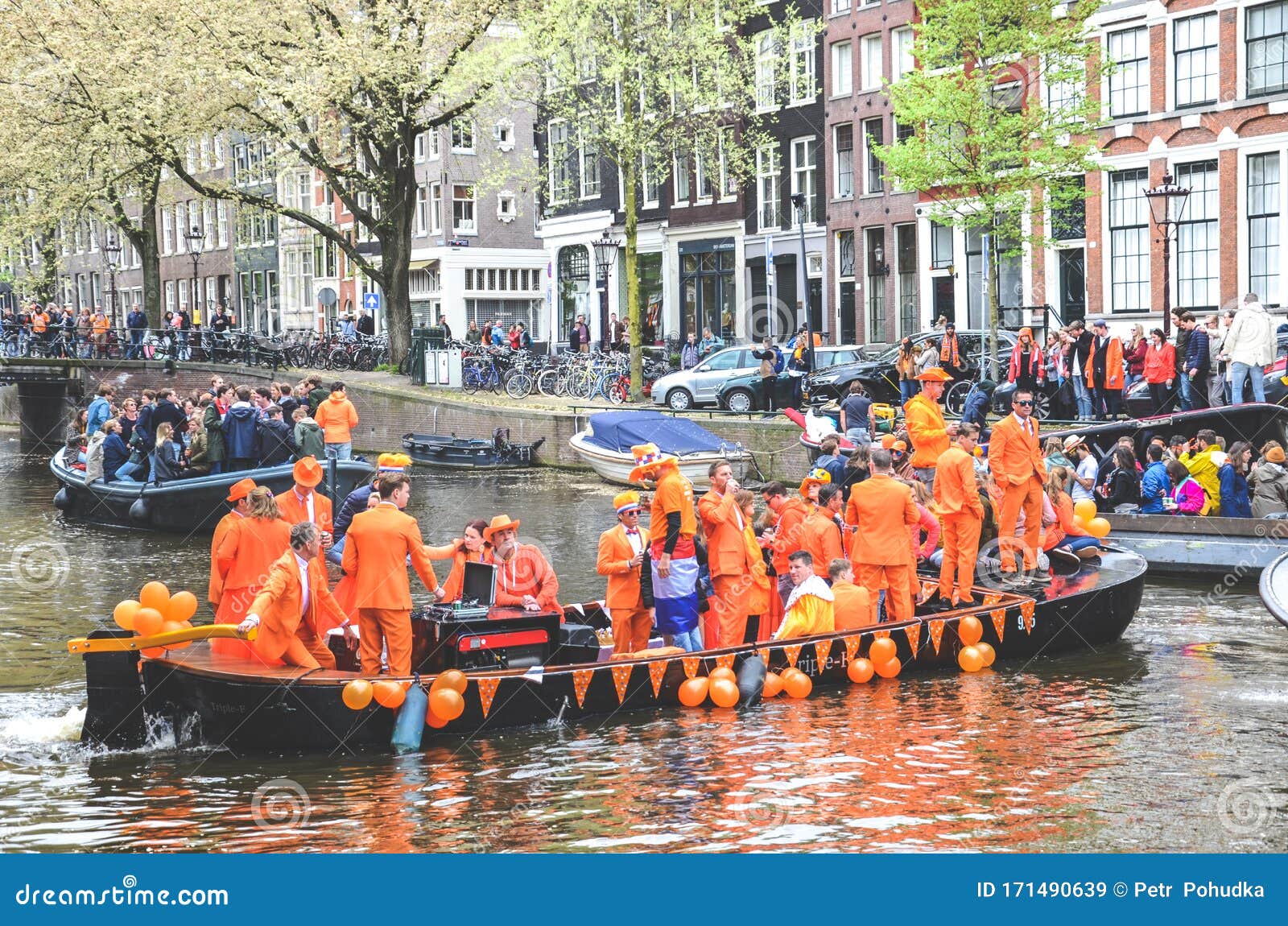 King's Day Koningsdag on April 27 in the Netherlands