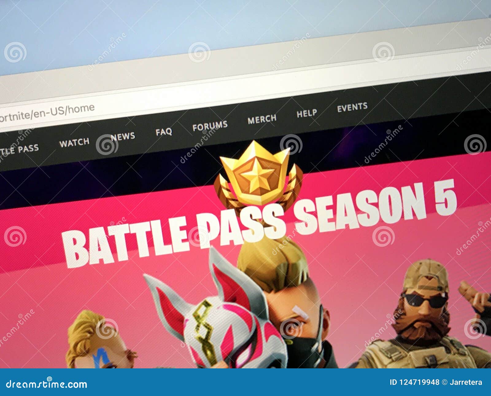 Homepage Do Web Site Do Jogo De Vídeo De Fortnite Imagem de Stock Editorial  - Imagem de épico, digital: 131264964