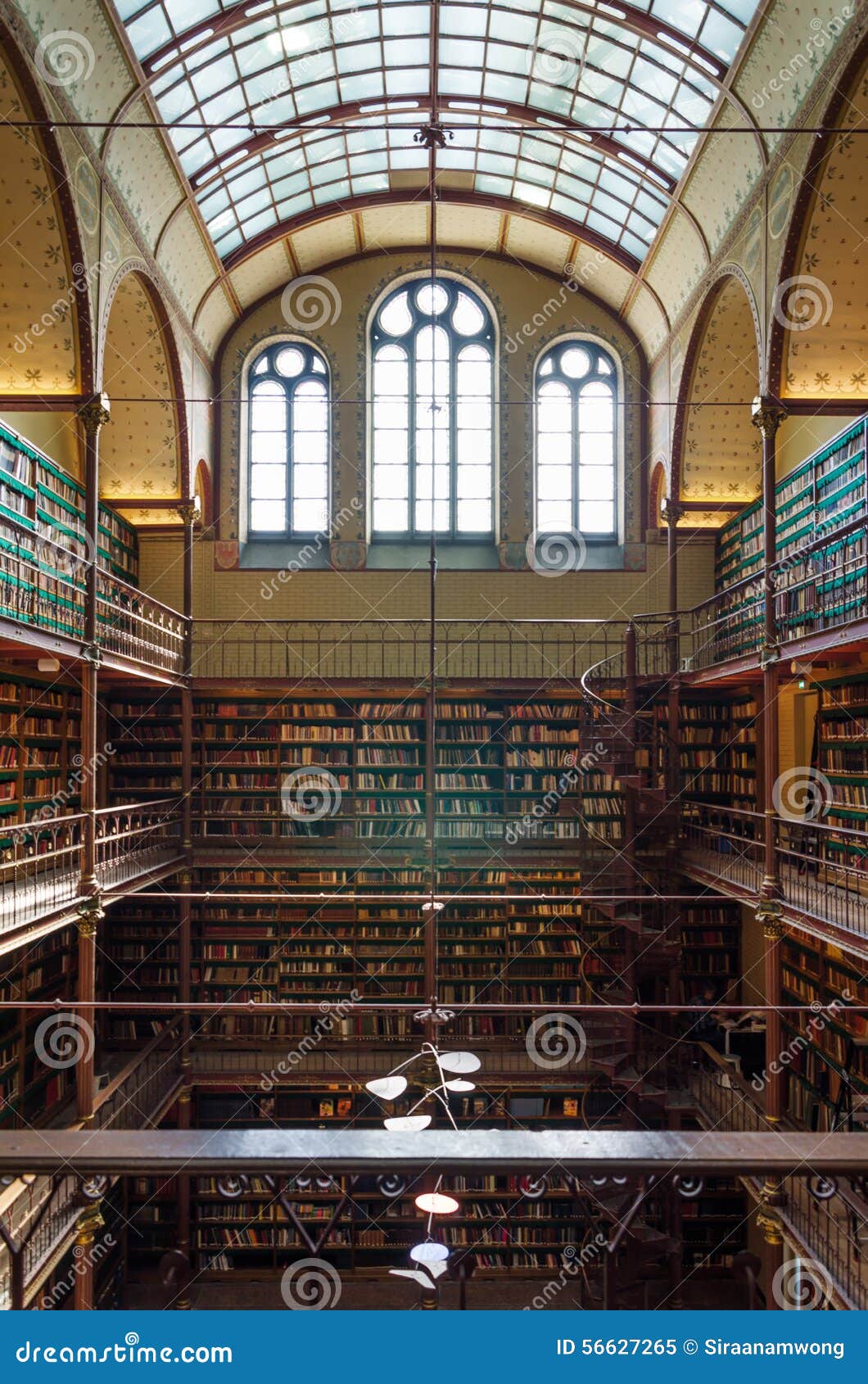 Amsterdam, Netherlands - May 6, 2015: Rijksmuseum Research Library ...