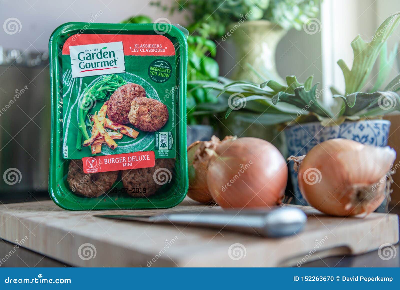 Garden Gourmet Vegetarian Burger Deluxe Editorial Image Image Of