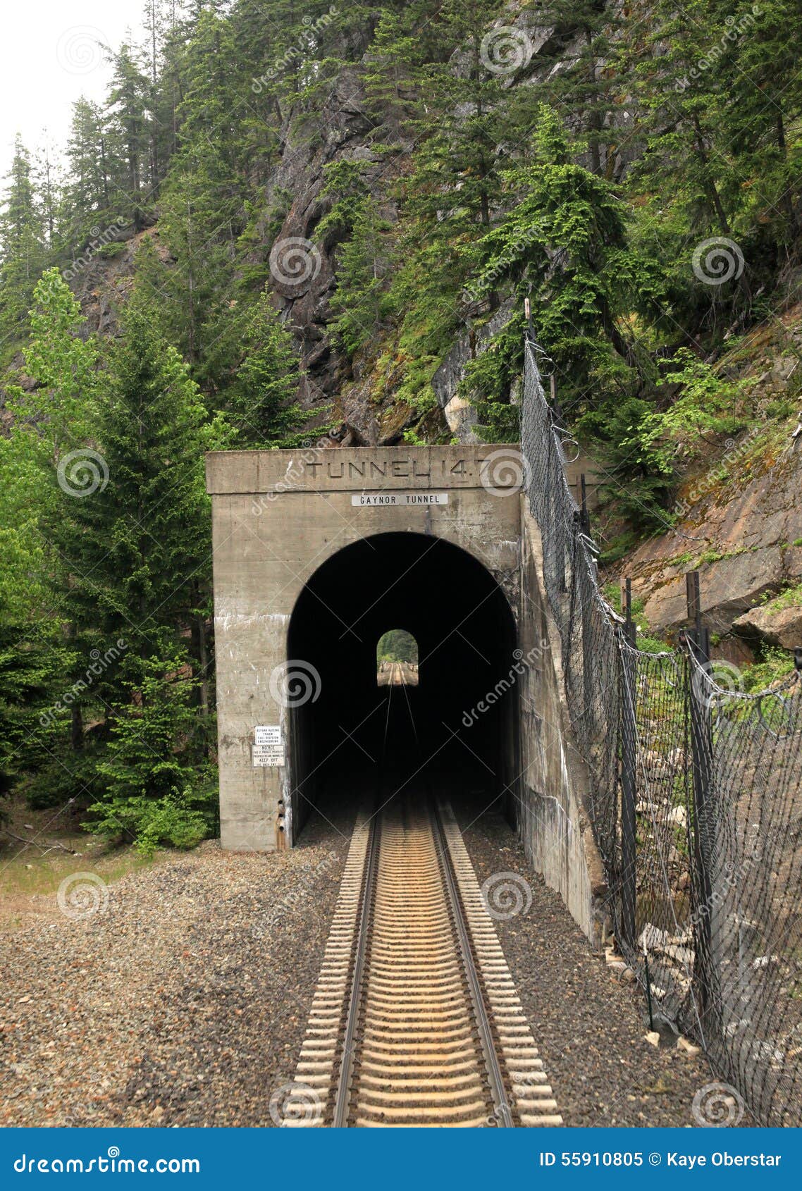 amtrak through the gaynor tunnel in montana
