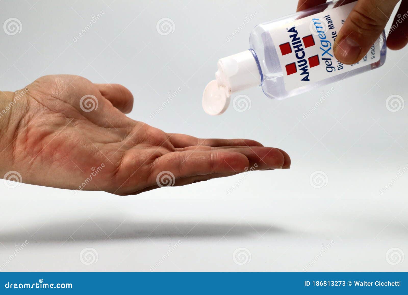 AMUCHINA Gel XGERM Hand Sanitizer Editorial Stock Photo - Image of  detergent, logo: 186813273