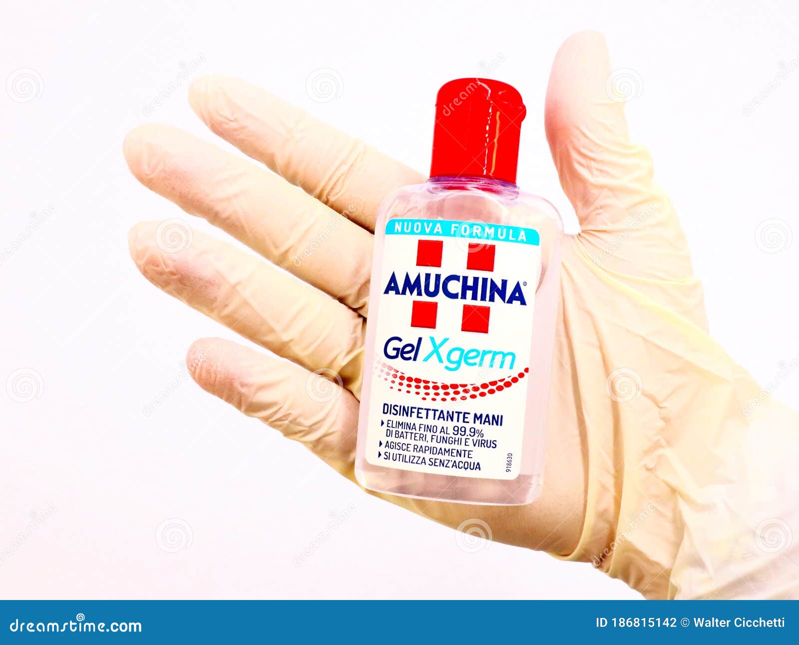 AMUCHINA Gel XGERM Hand Sanitizer Editorial Photography - Image of drug,  hand: 186815142