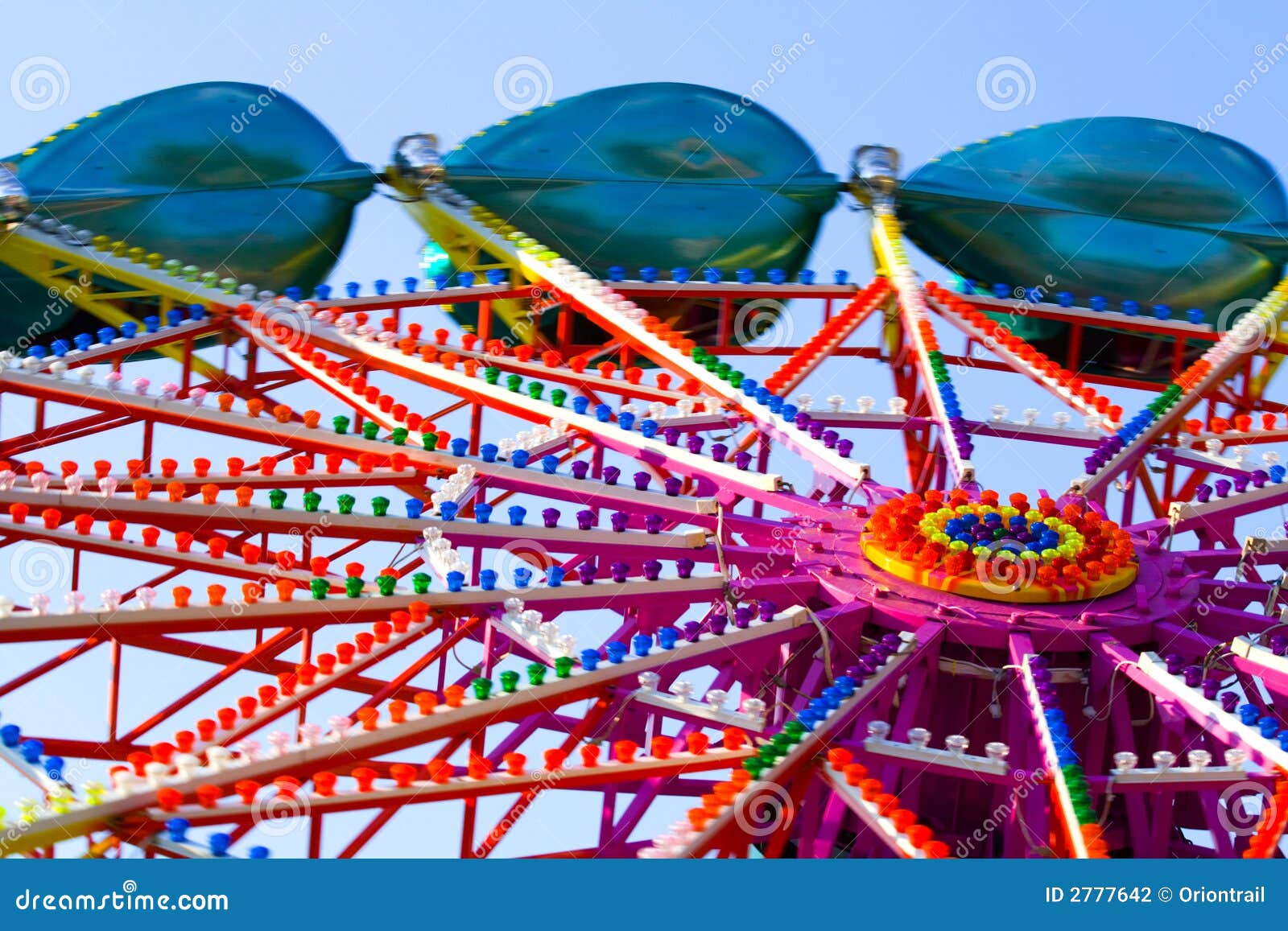Amusement park carousel stock photo. Image of patterns 2777642