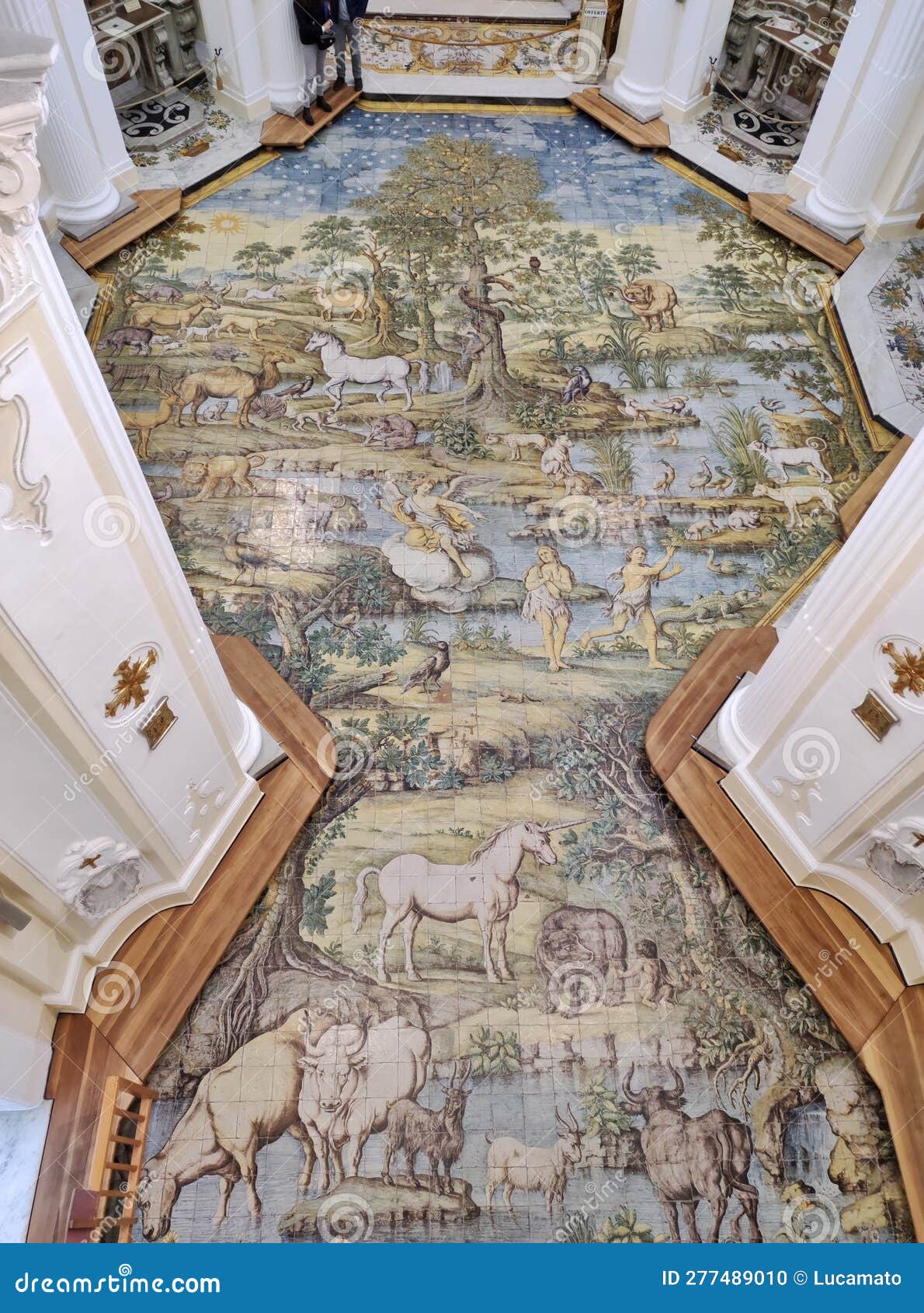 Invocazioni A San Michele Arcangelo Anacapri - Pavimento Settecentesco Della Chiesa Di San Michele