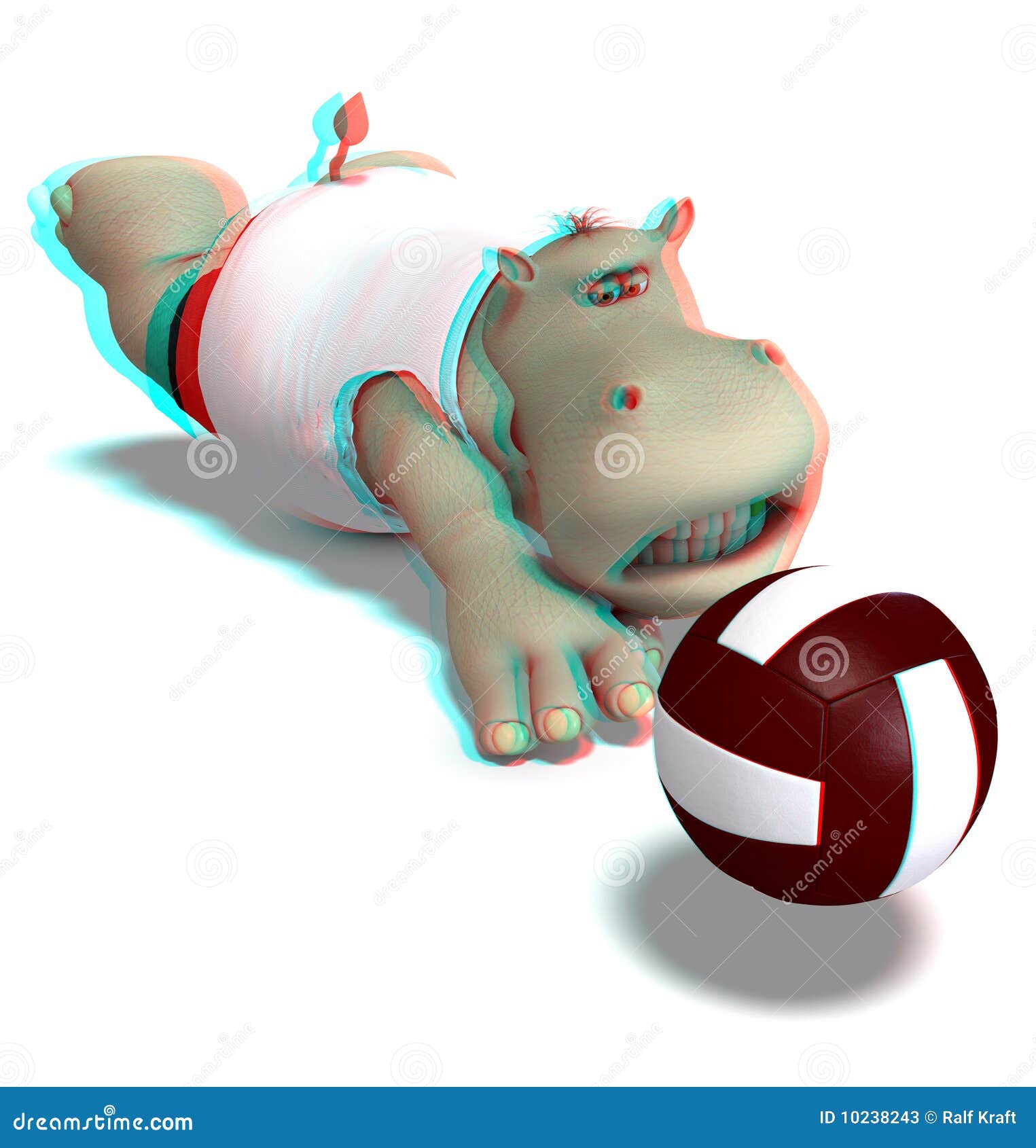 this is an anaglyph image / stereo rendering of a