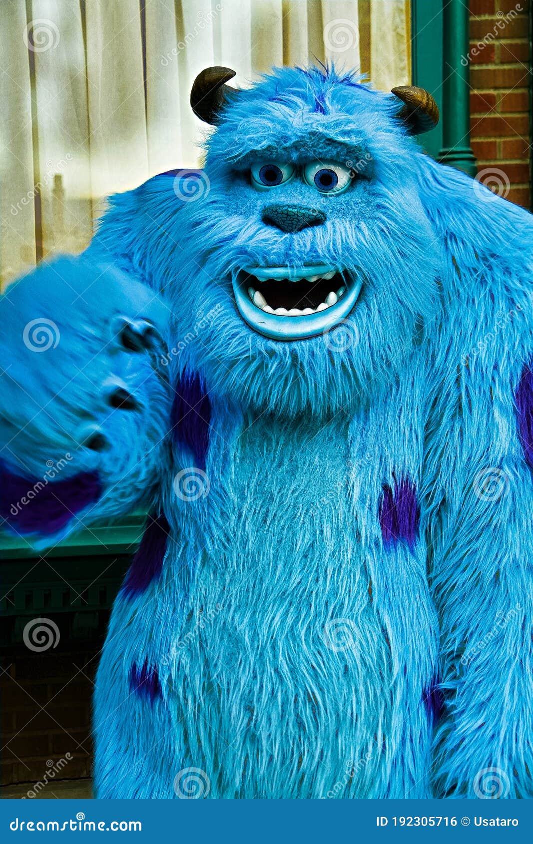 A Photo of James P. Sullivan, a Monster Character from Monster Inc at