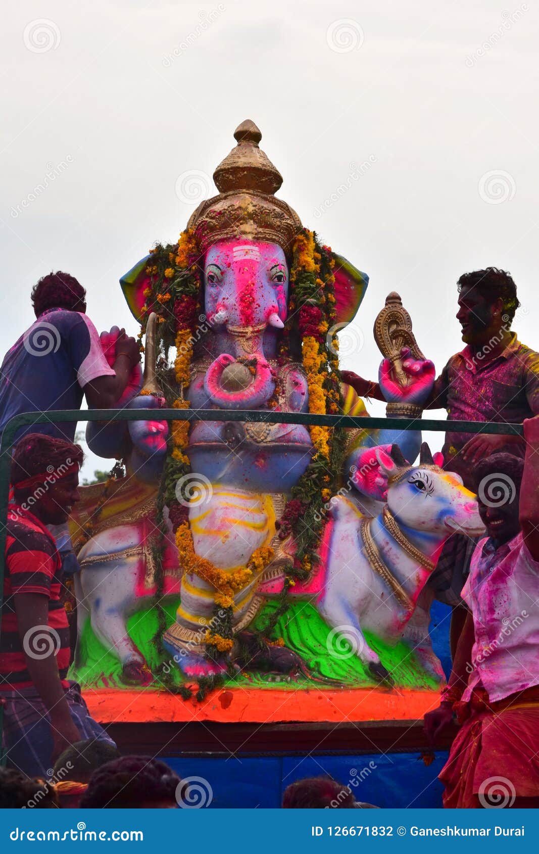 Anaipatti, Tamilnadu - India - September 15 2018: Lord Vinayaka ...