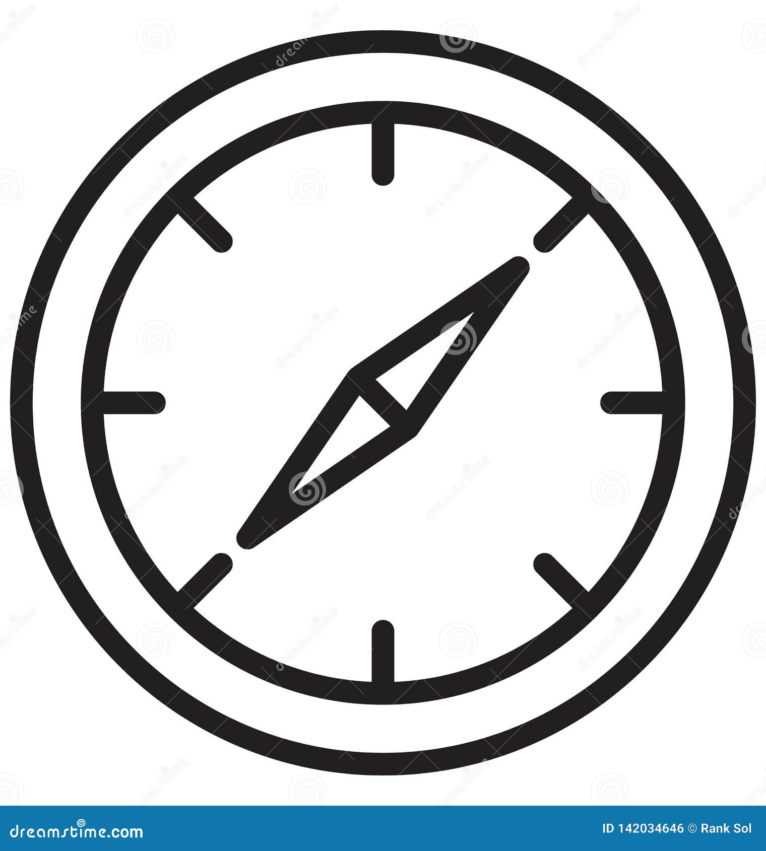 Analog Device Isolated Vector Icon that Can Easily Modify or Edit Stock Vector Illustration of