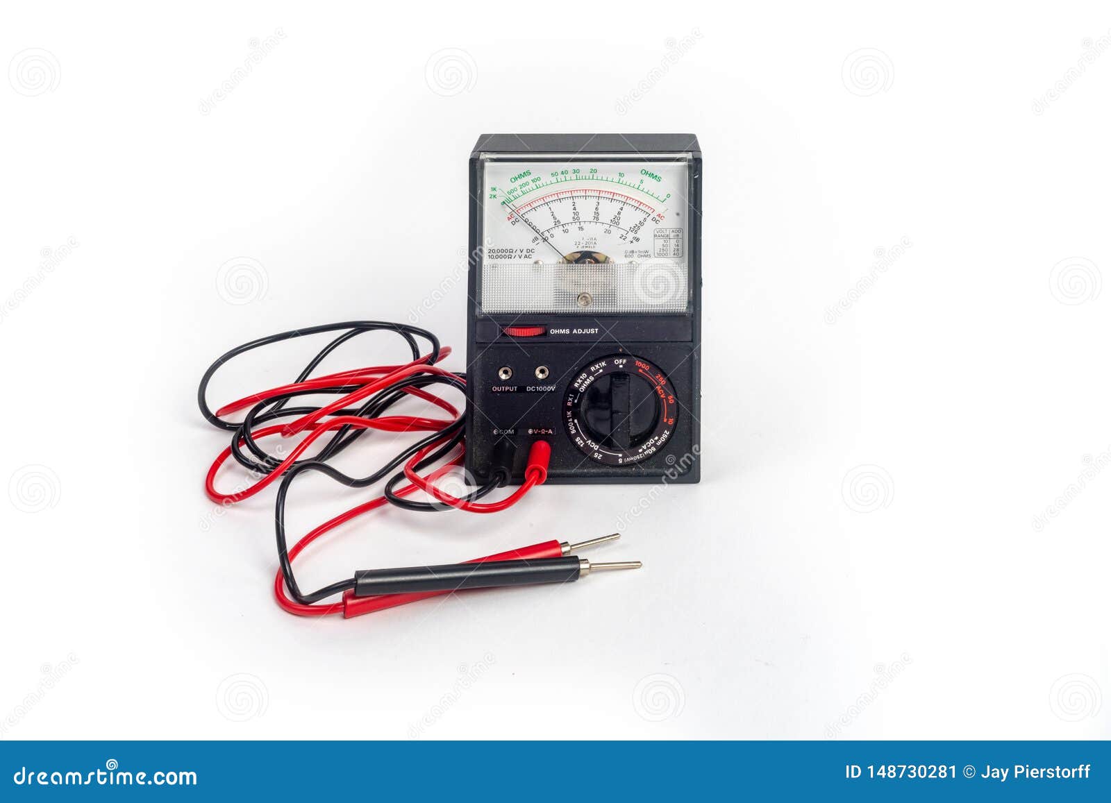 Analog Multimeter, that Combines Several Measurement Functions in