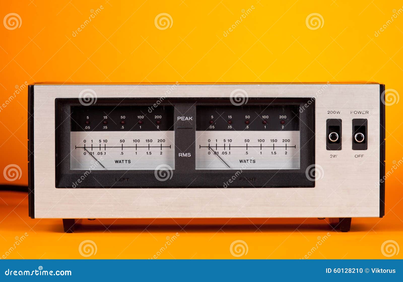 New Old Stock Vintage Analog VU Panel Meter L R Audio Meter Amp Sound dB 