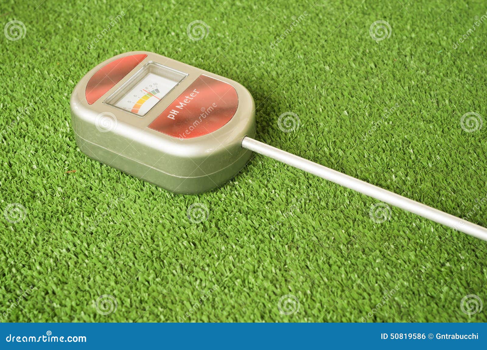 Analog soil ph meter stock photo. Image of alkaline, green 50819586