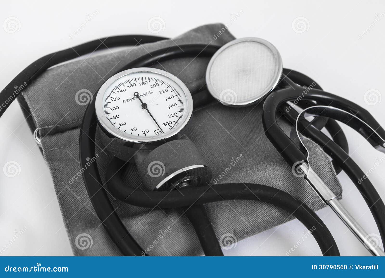 Analog sphygmomanometer stock photo. Image of background 30790560