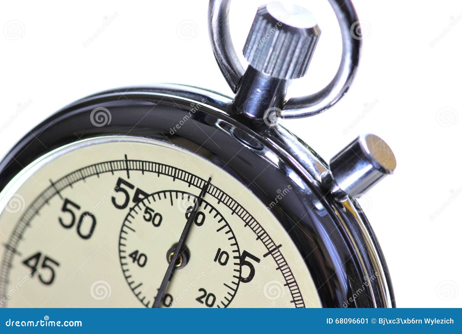 Analogue stopwatch stock image. Image of mechanical, speed 68096601