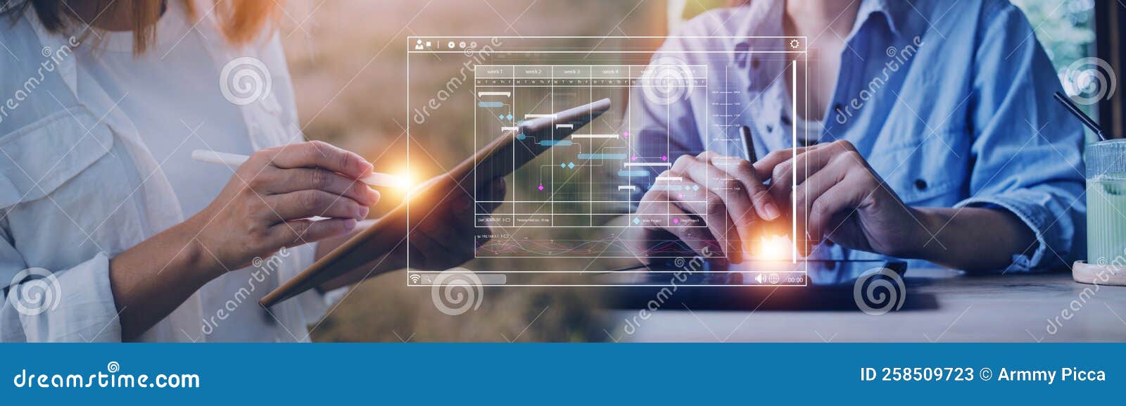 Analyst Working with Computer in Business Analytics and Data Management