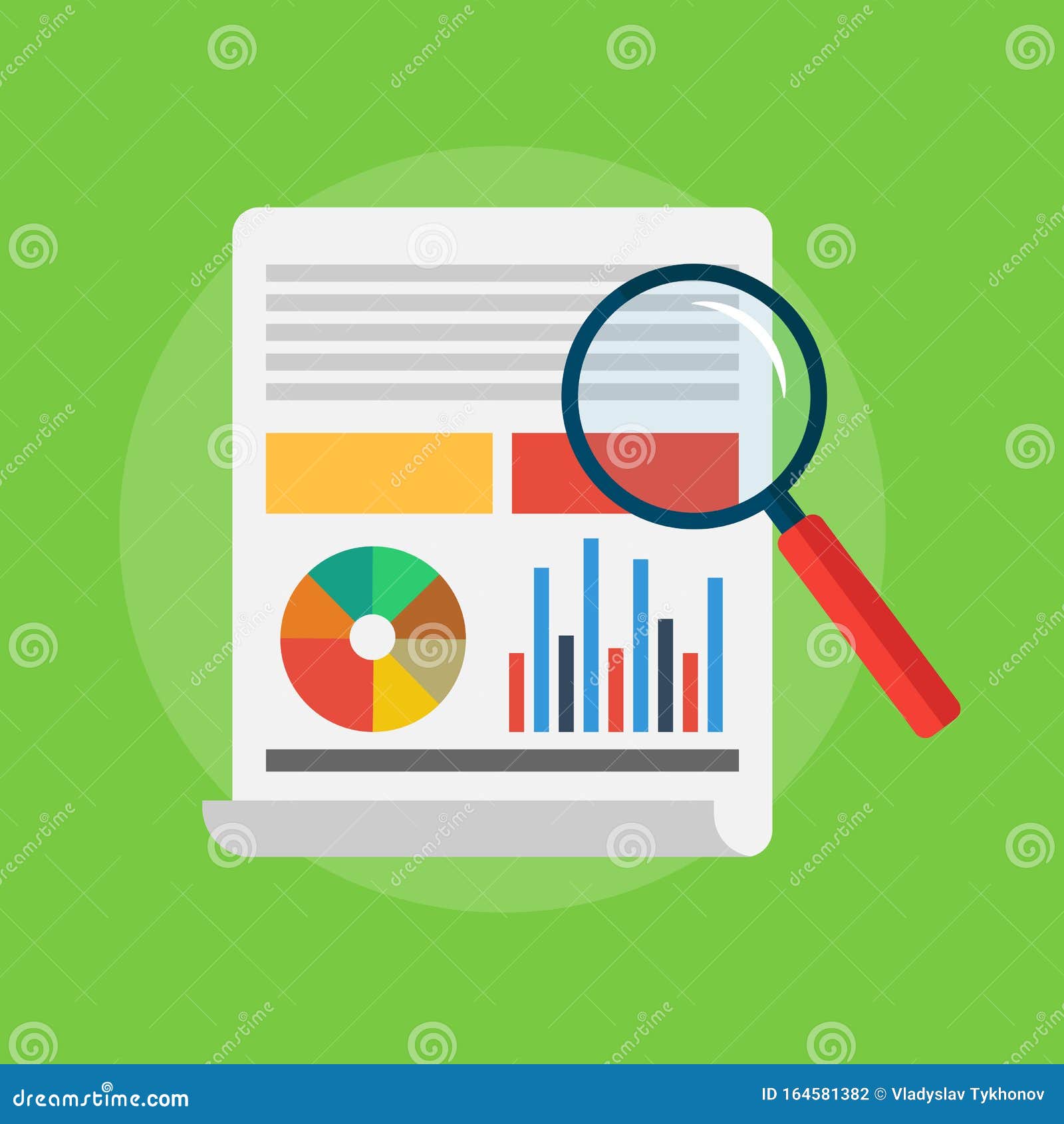 Free Stock Photo of Analysis Magnifier Represents Data Analytics And Analyse