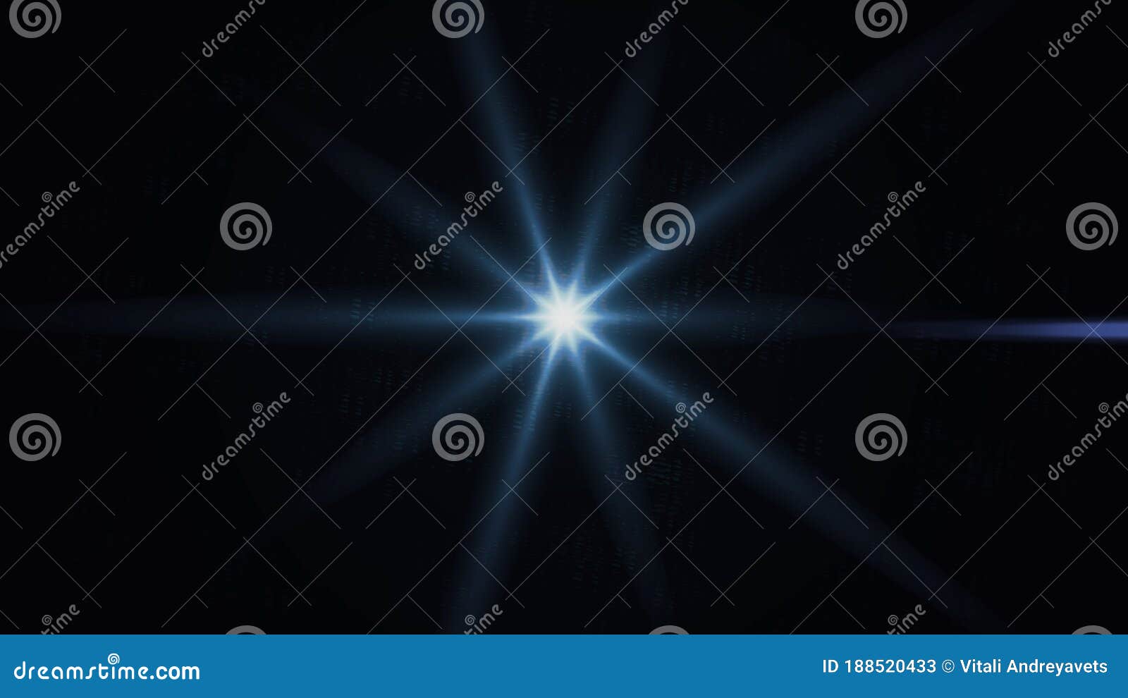 Anamorphic Lens Flare Stones And Water On A Beach At Sunset Royalty