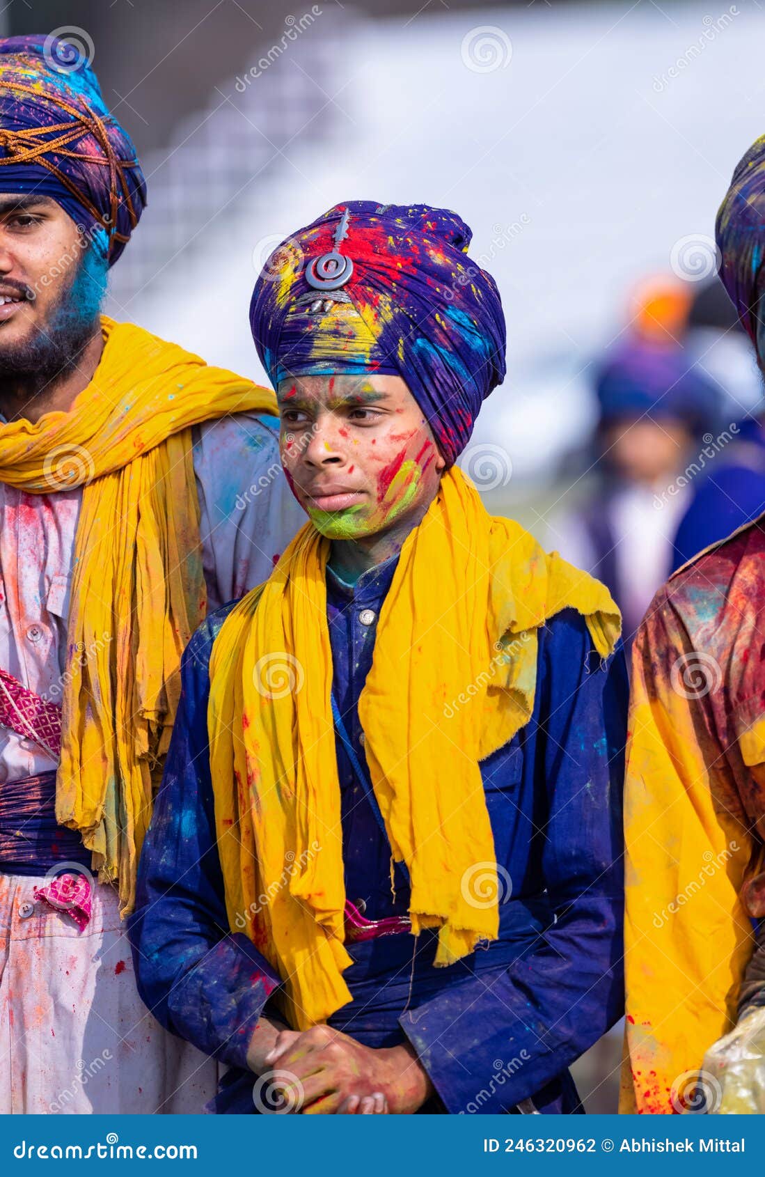 Hola Mohalla Festival Celebration by Sikh People at Anandpur Sahib