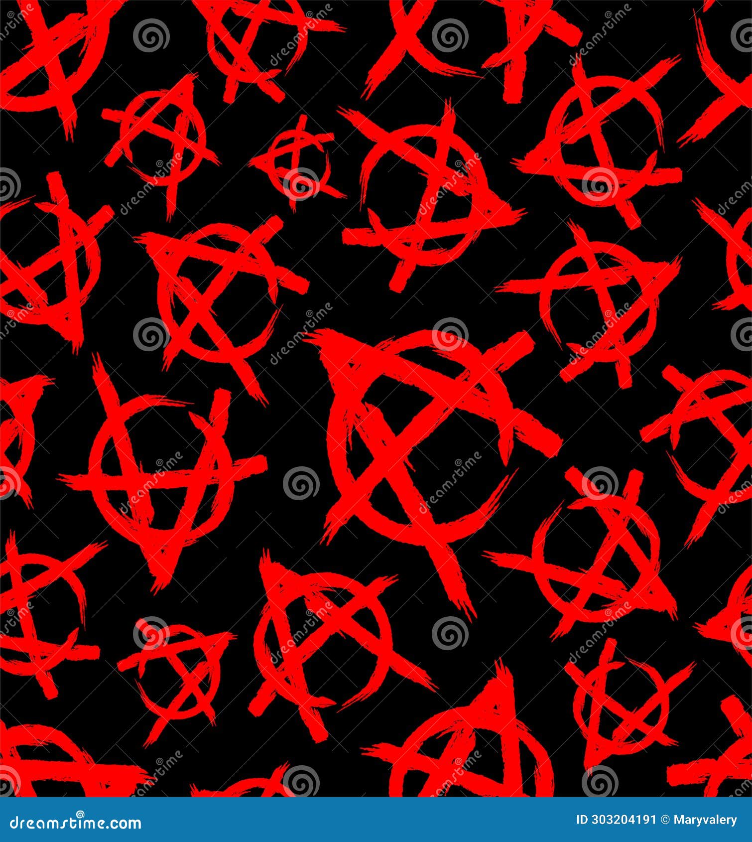 anarchy sign pattern seamless. punk  background