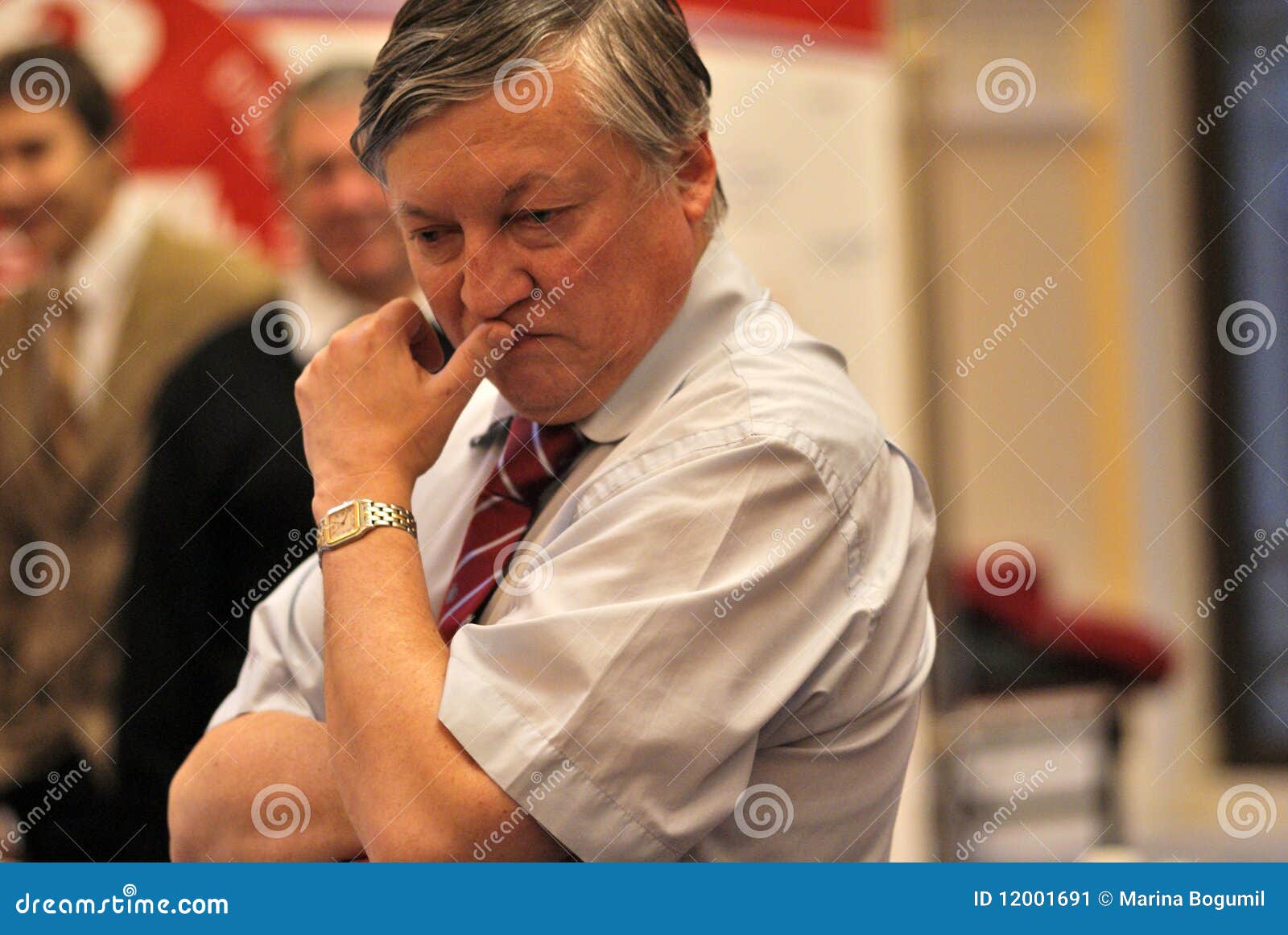 Anatoly Karpov foto editorial. Imagem de xadrez, campeonato - 12001691