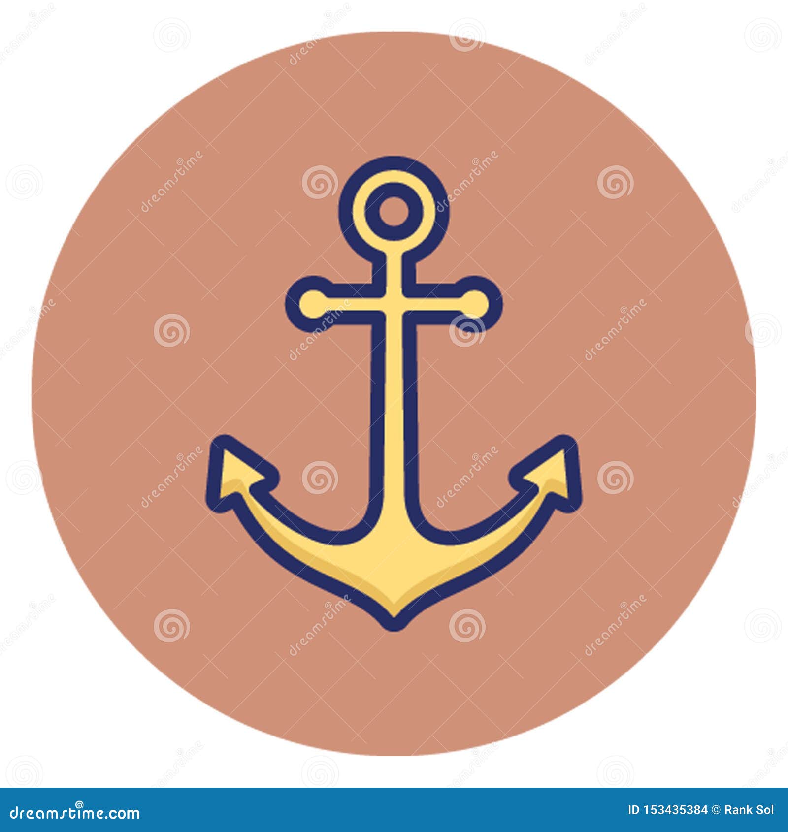 Anchor, Boat Anchor Vector Icon Which Can Easily Edited Stock Vector -  Illustration of nutritious, easily: 153435384