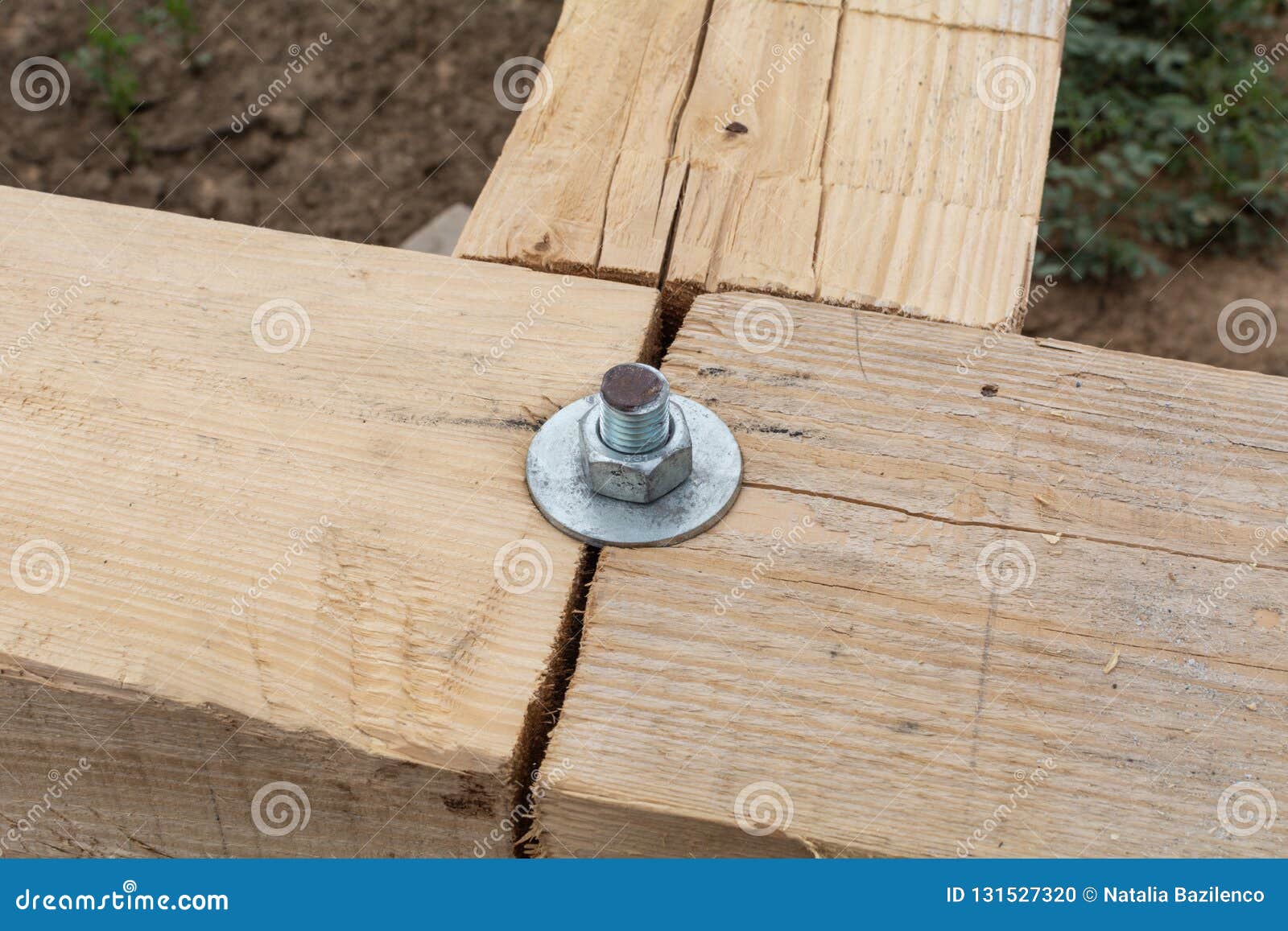 Anchor with Bolt on New House Foundation Stock Photo Image of beam, carpentry 131527320
