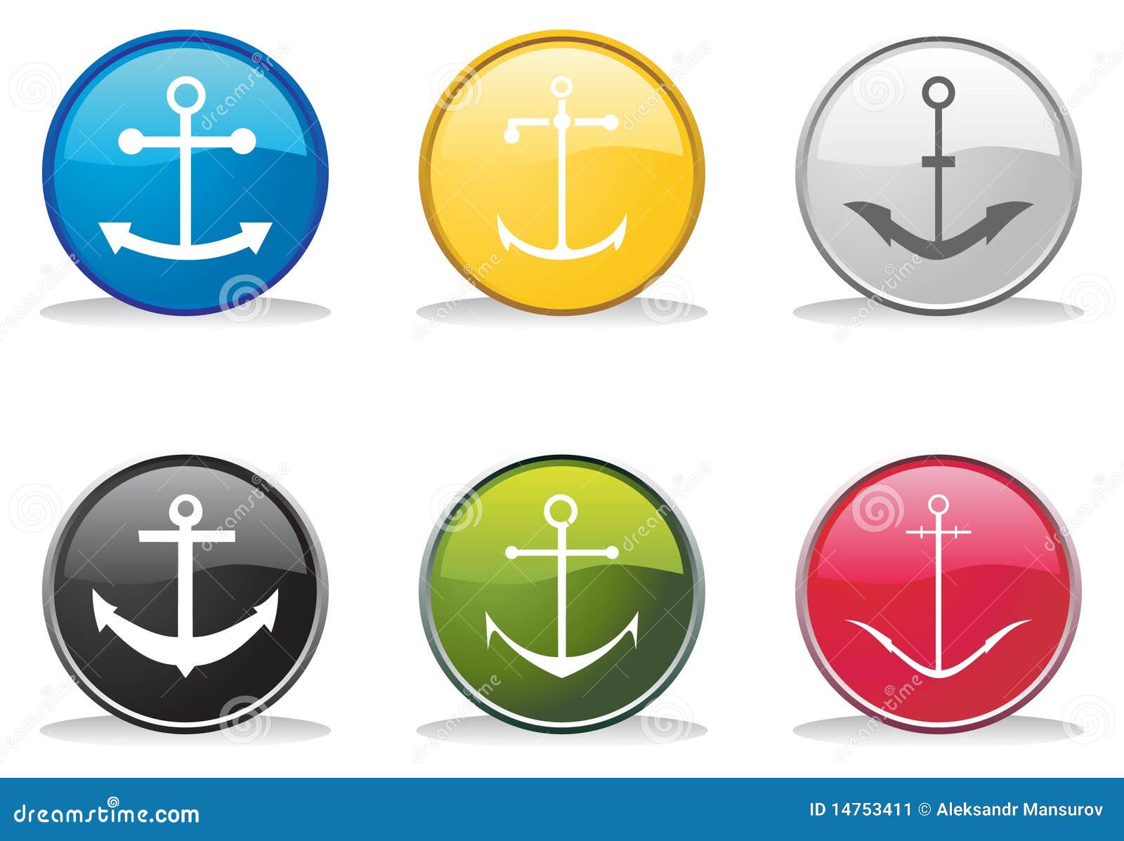 Anchor Buttons Stock Vector Illustration Of Reaction 14753411 anchor-buttons-stock-vector-illustration-of-reaction-14753411
