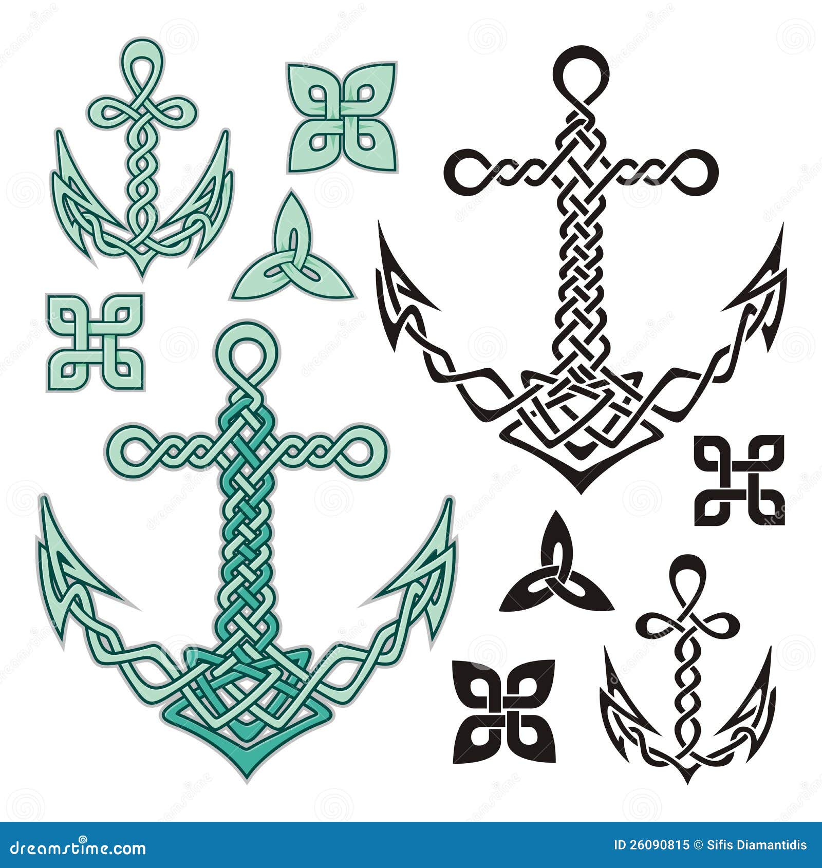 Sgt Grit Marine Specialties - Celtic Eagle, Globe, and Anchor  http://www.grunt.com/corps/tattoos/details/8531/ It took me the longest  time to find an artist up to the task of creating a 100% knotwork EGA. Makes