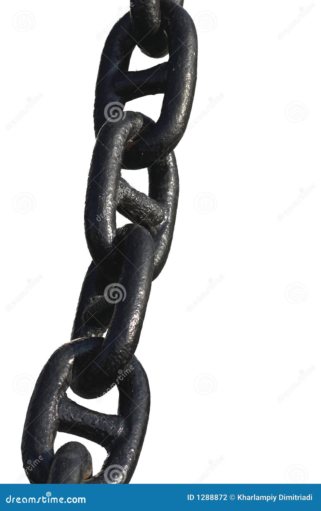 Anchor chain stock photo. Image of build, vessel, hanging - 1288872
