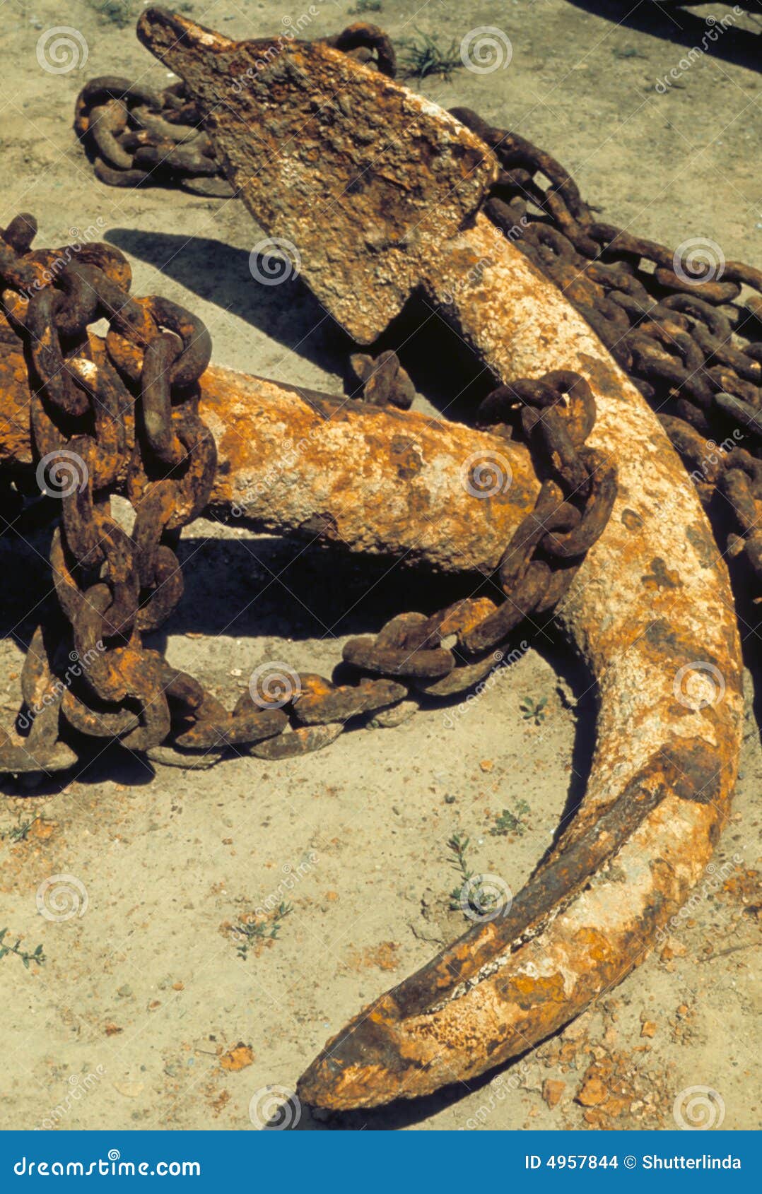 Anchor down stock photo. Image of dredge, rusty, drop 4957844