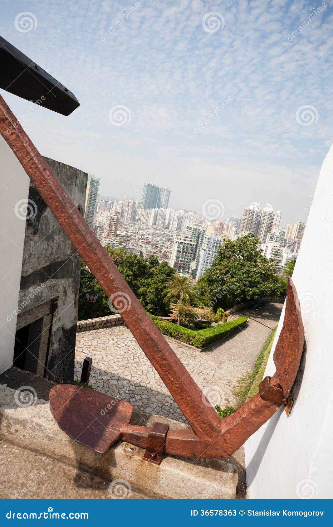 anchor at the guia lighthouse overlooking the macau