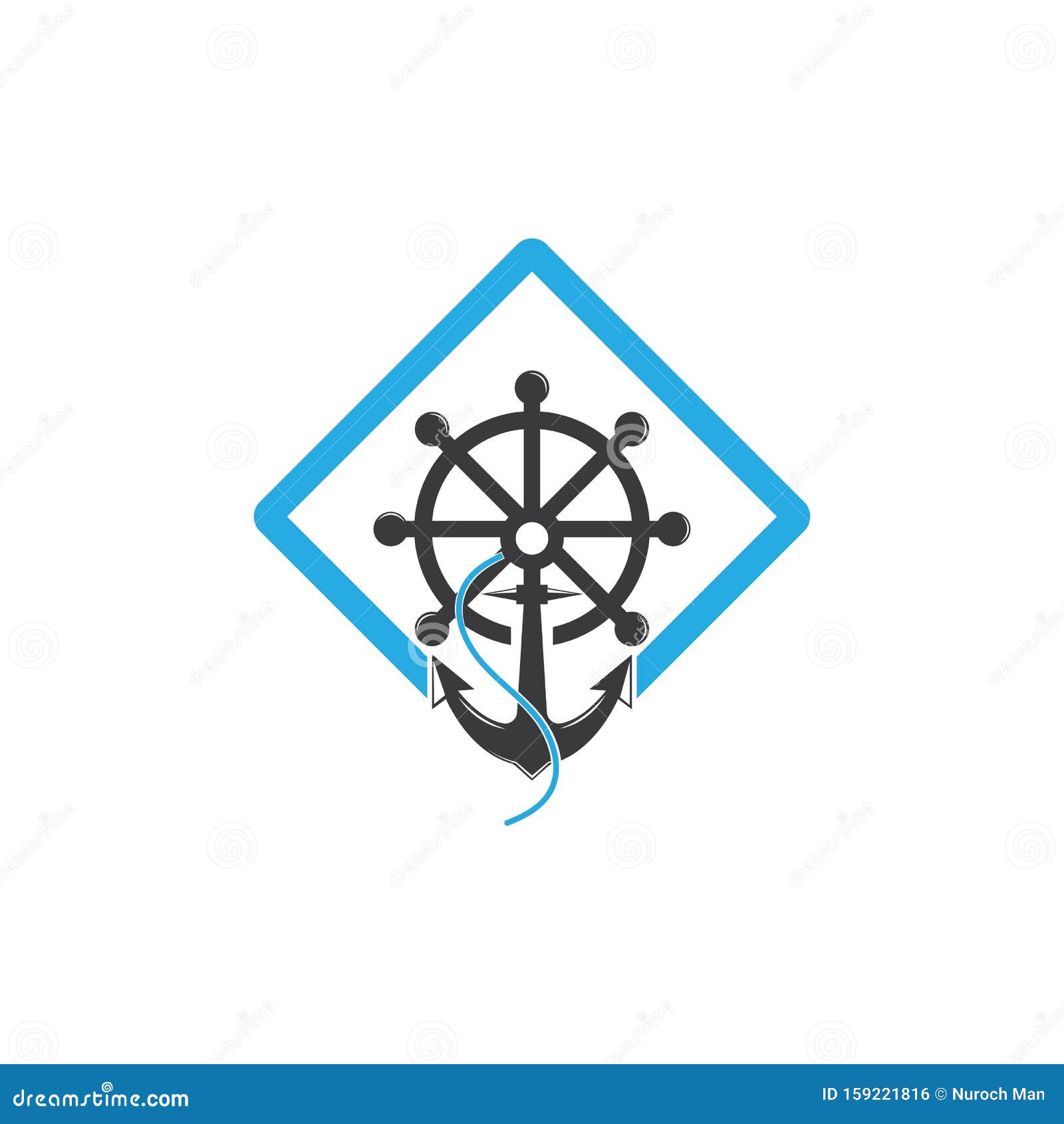 Anchor Icon and Symbol Vector Illustration. Stock Vector - Illustration ...