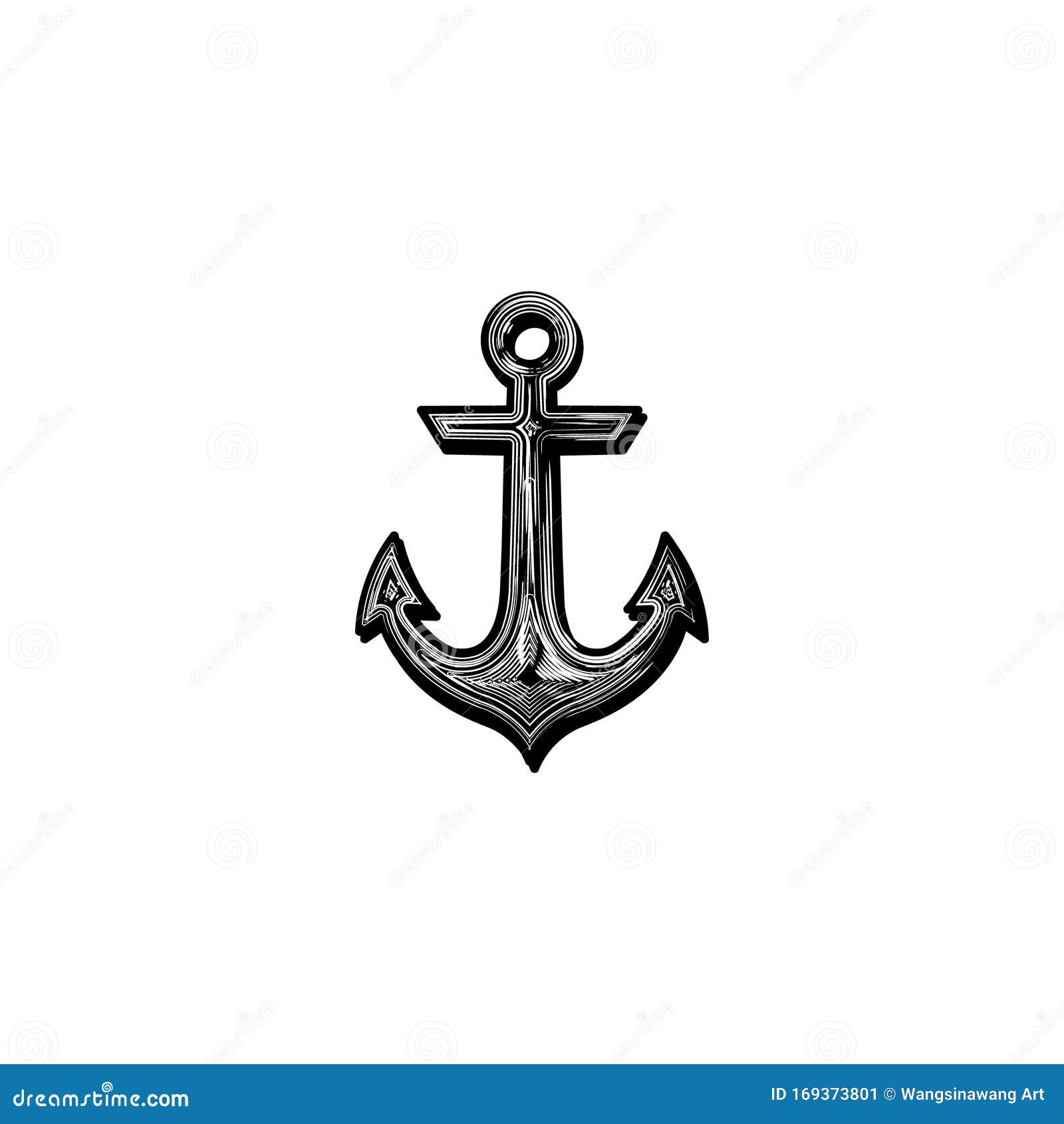 Anchor. Navy. Maritime Logo Ideas. Inspiration Logo Design. Template ...