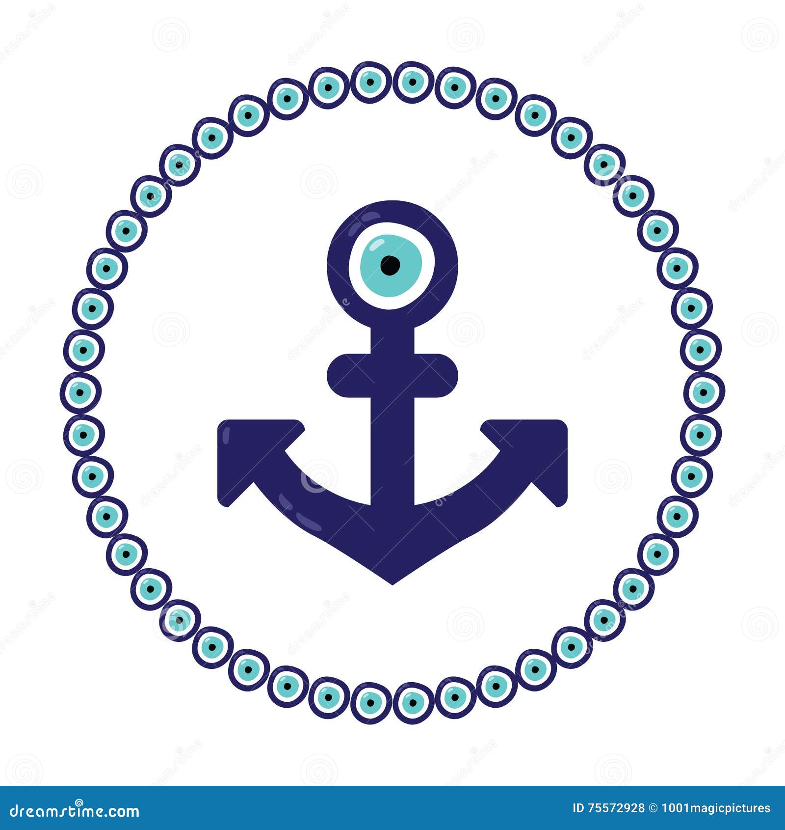 anchor nazar blue