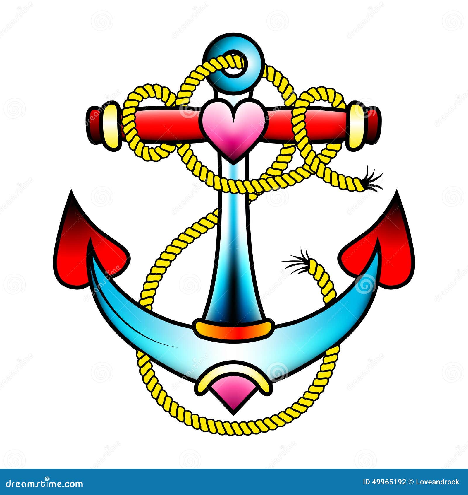 Anchor stock illustration. Illustration of icon, design - 49965192