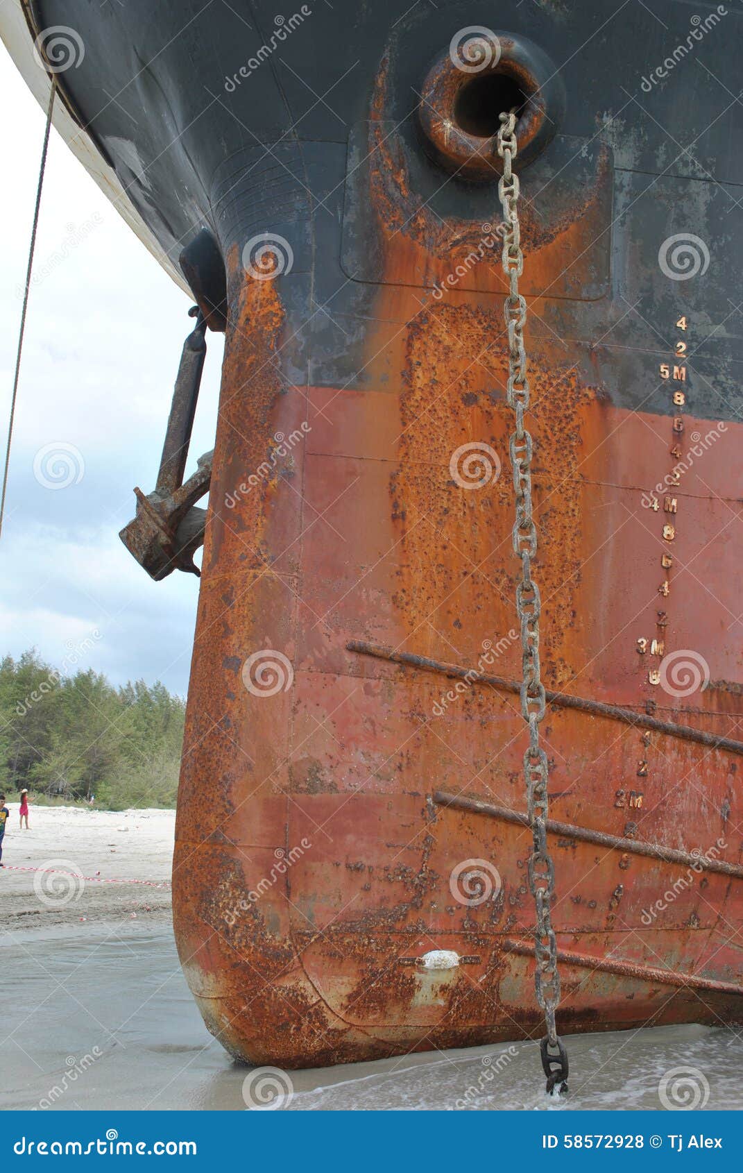 Anchor stock photo. Image of cargo, ship, vessel, iron 58572928
