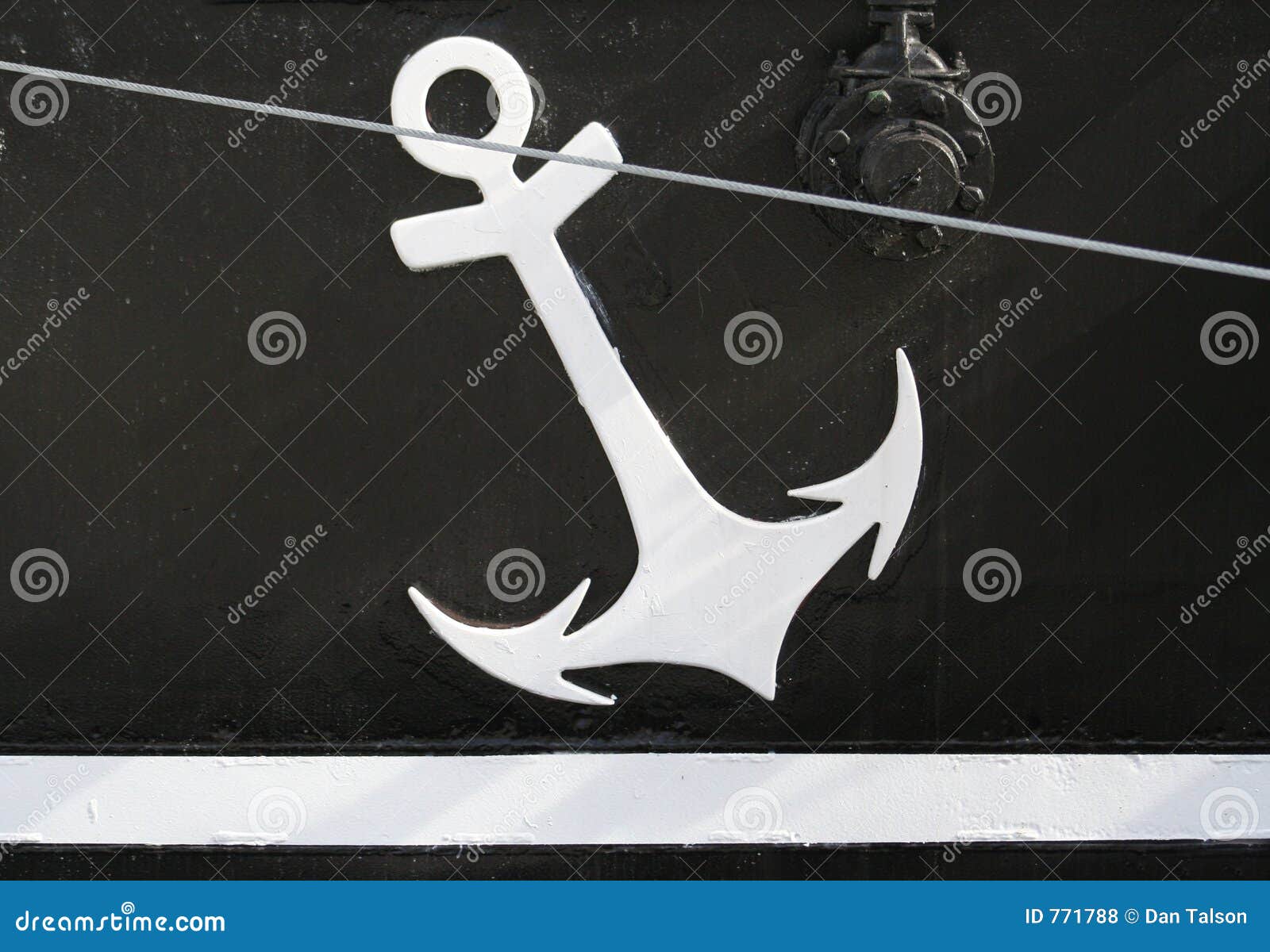 Anchor symbol stock photo. Image of sail, metal, secure 771788