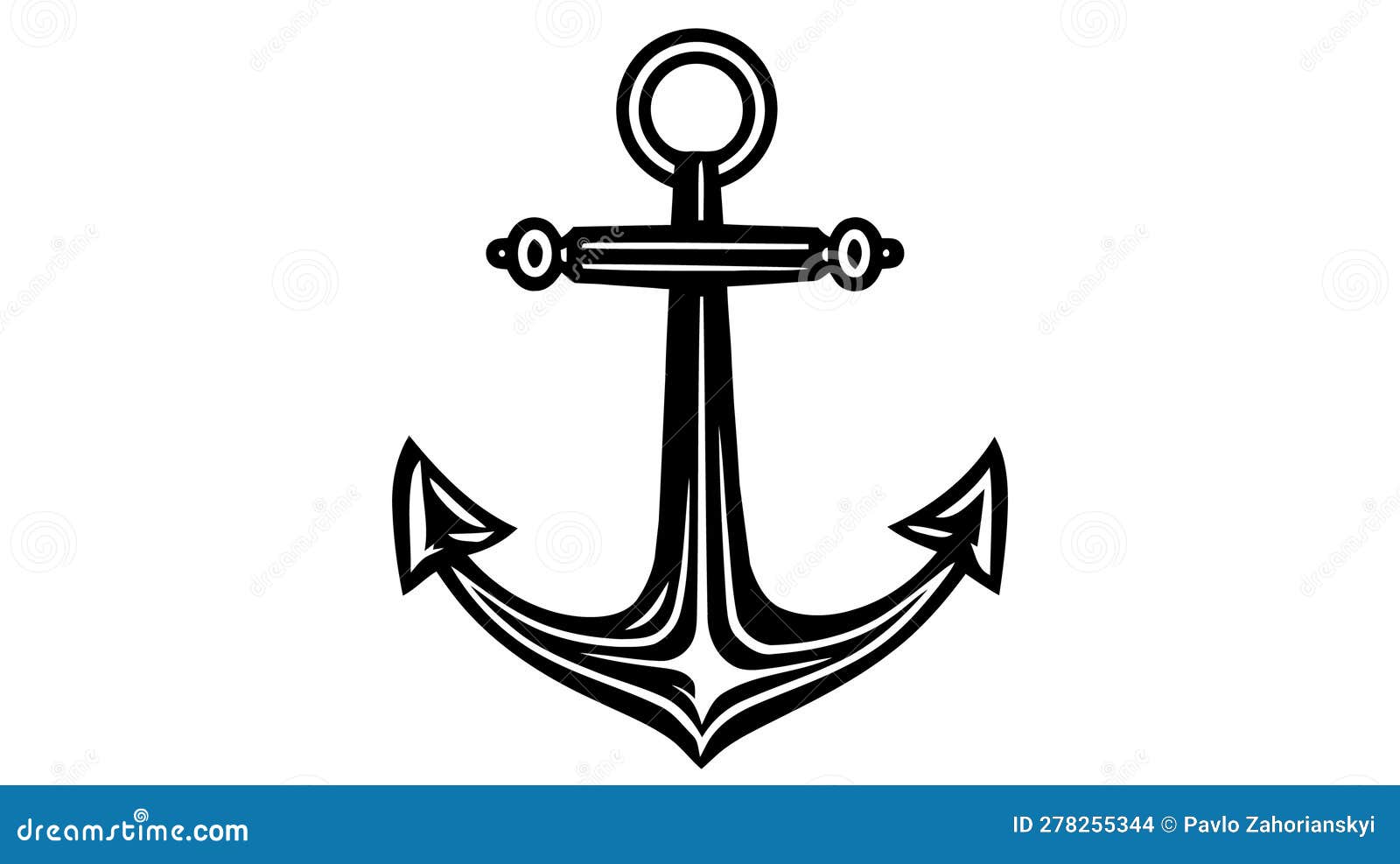 anchor rope vector logo icon helm Nautical maritime boat