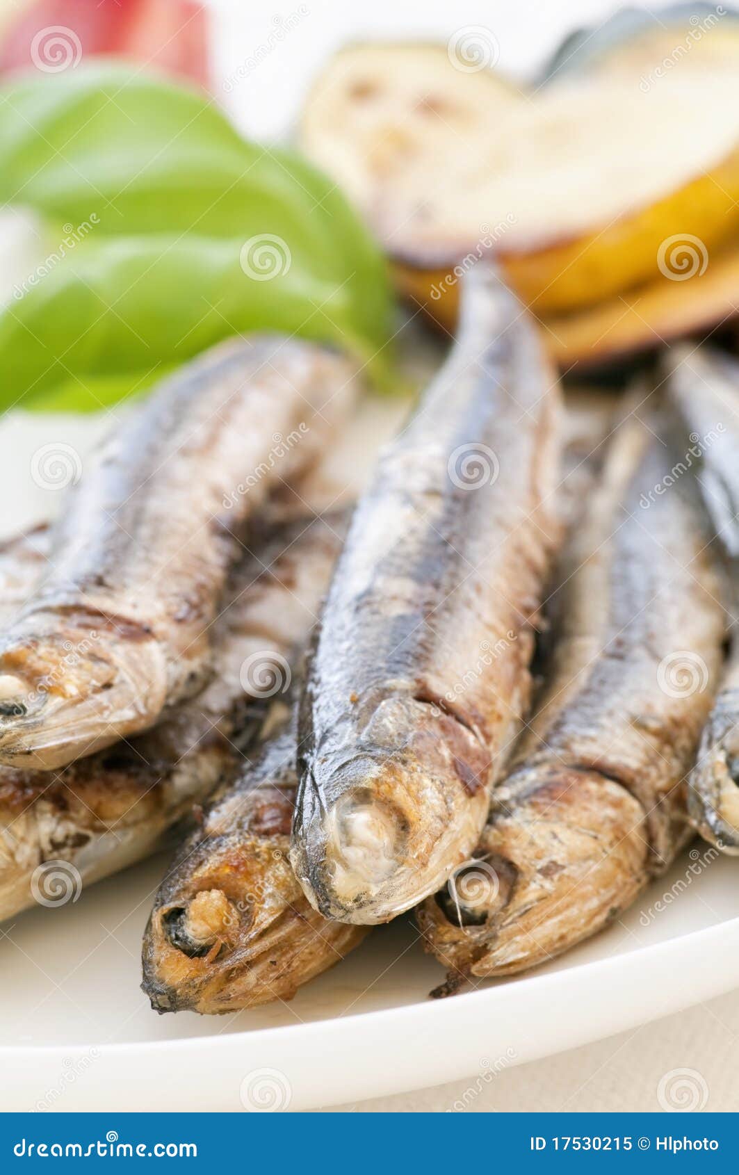 Anchovy with vegetable stock image. Image of dish, appetizer 17530215