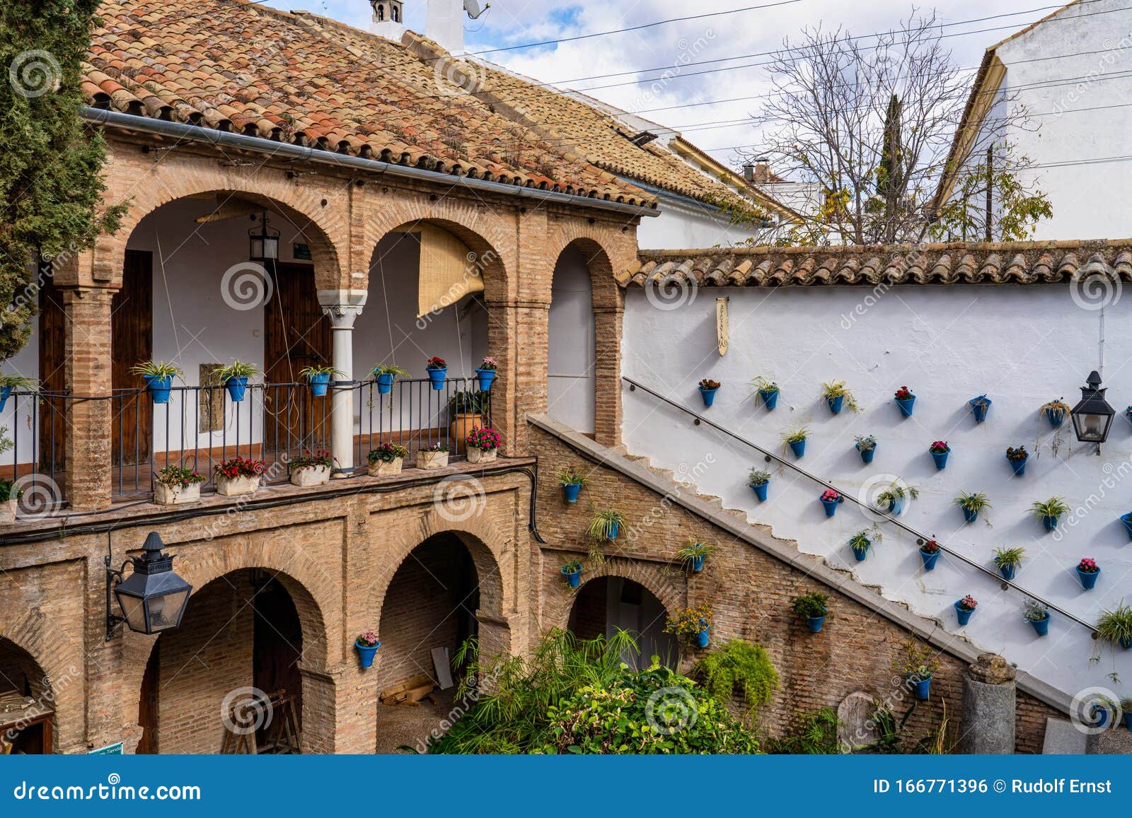 the ancient arab market in cordoba, spain, now a traditional crafts market