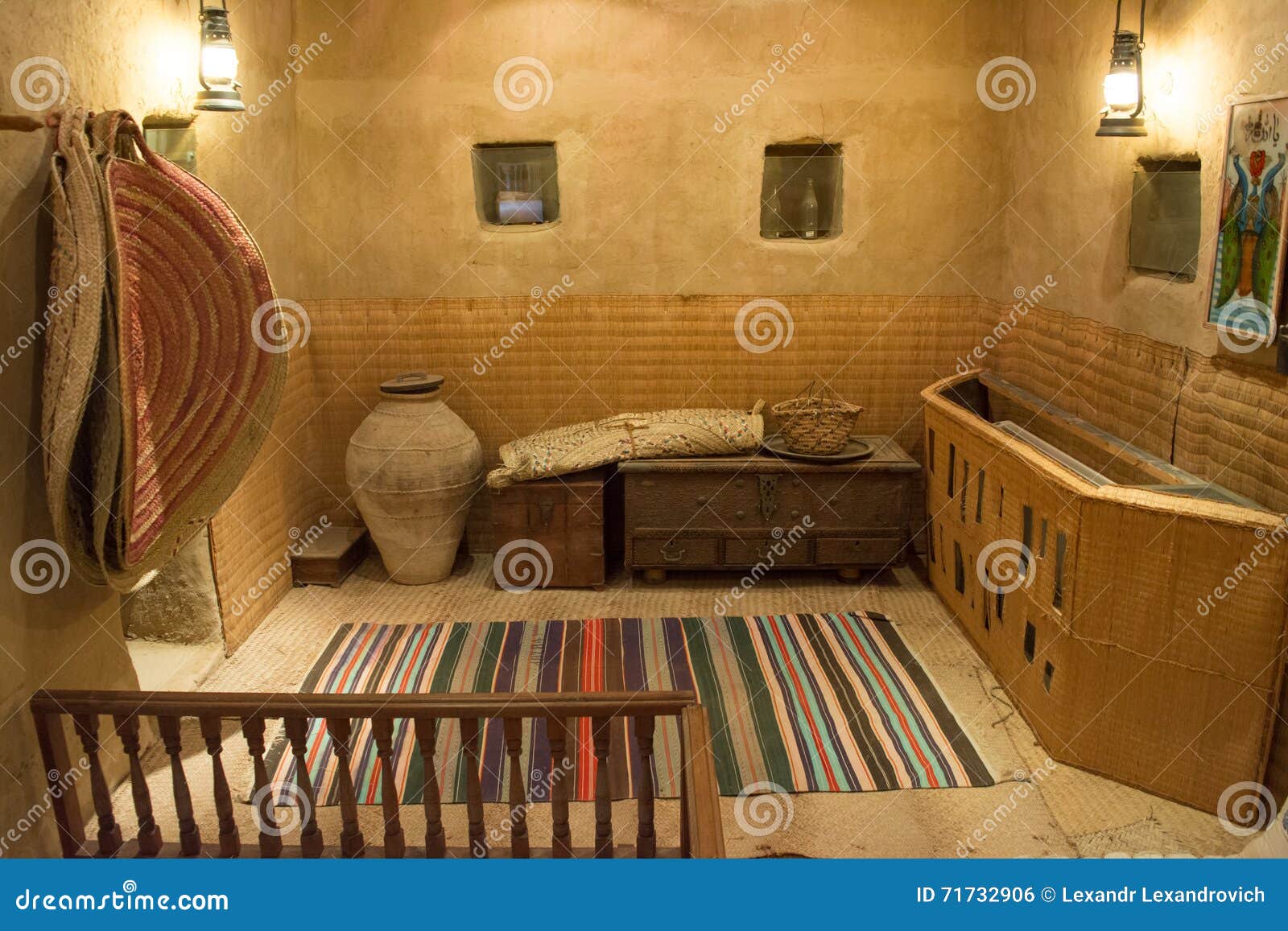 Ancient Arabian Living Room Stock Photo Image 71732906