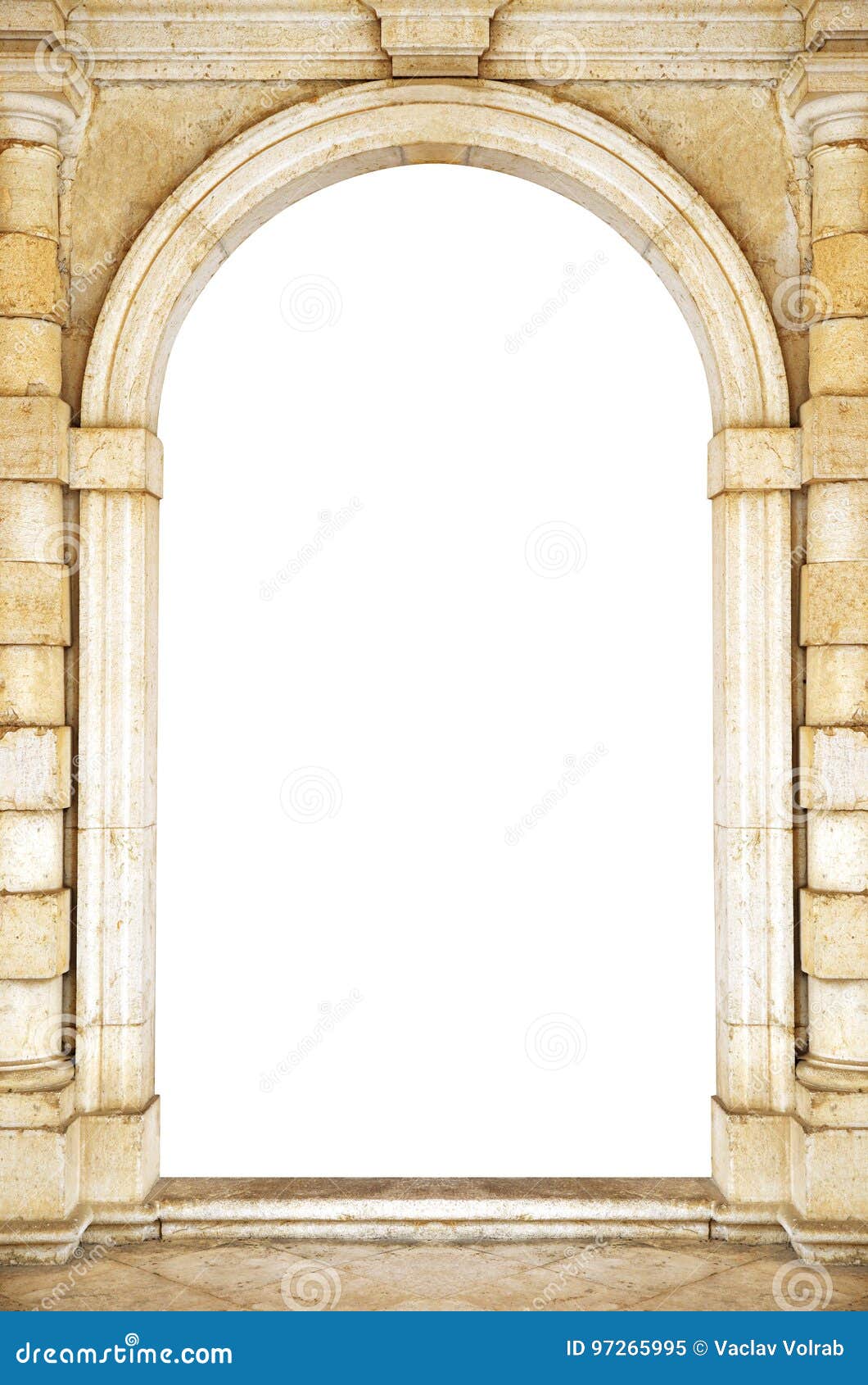 Ancient arch doorway. stock image. Image of antique, space 97265995