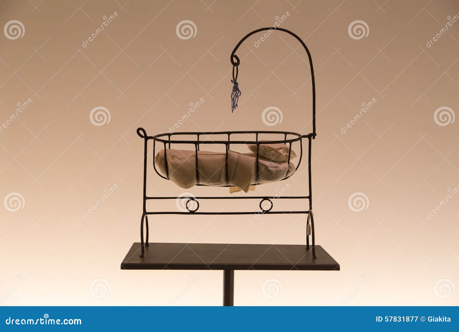 Ancient Baby Cot stock image. Image of design, ancient 57831877