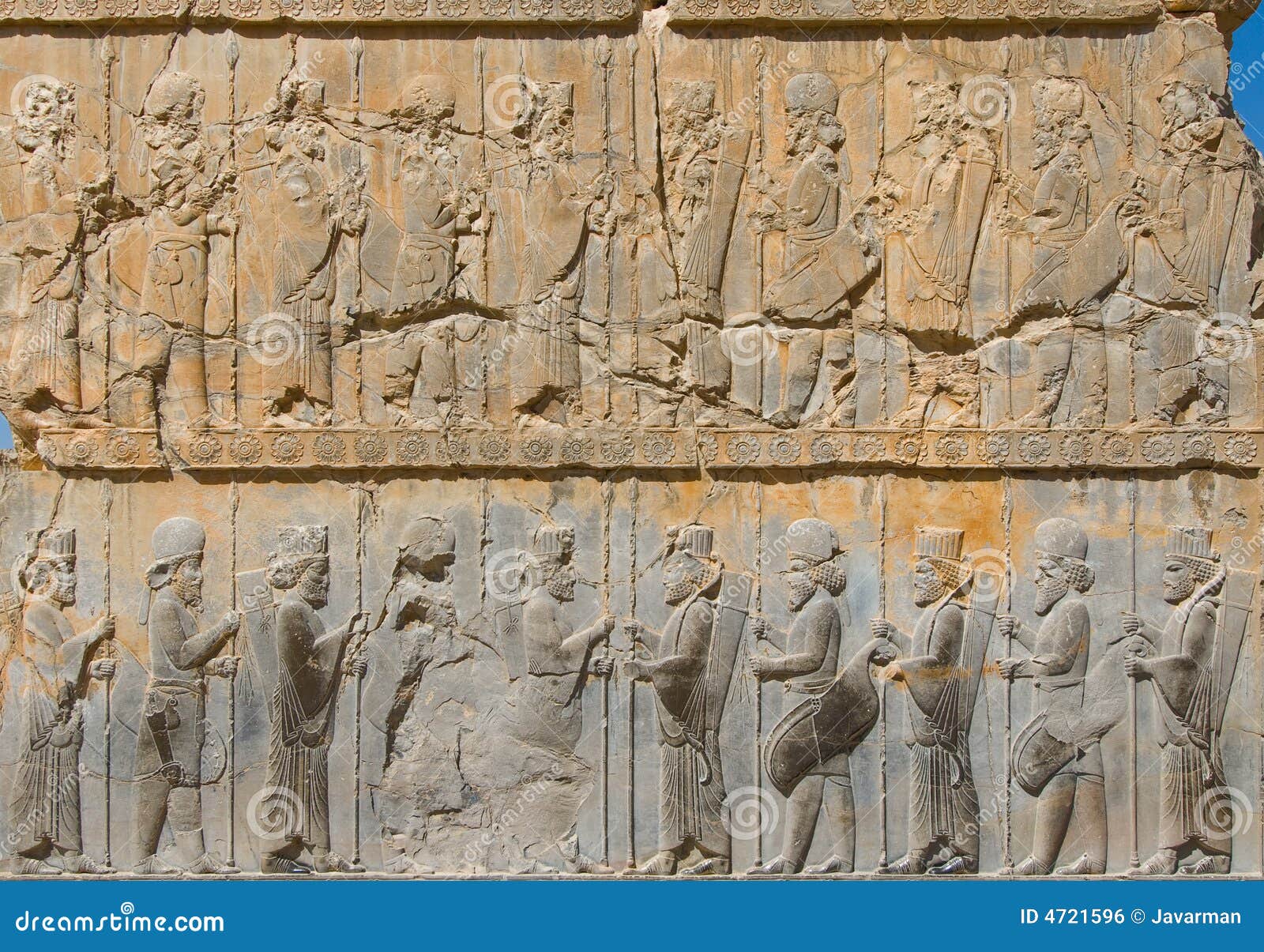 ancient bas-reliefs of persepolis