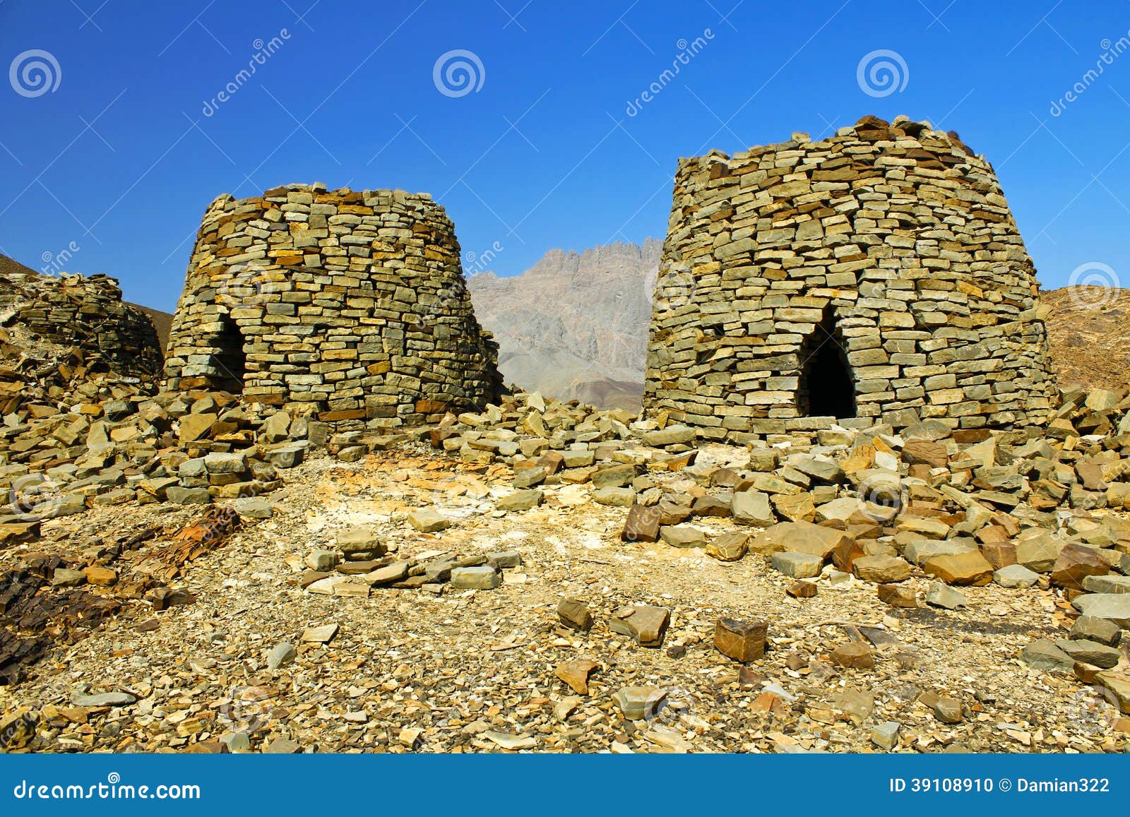 the ancient beehive tombs at jabal misht western