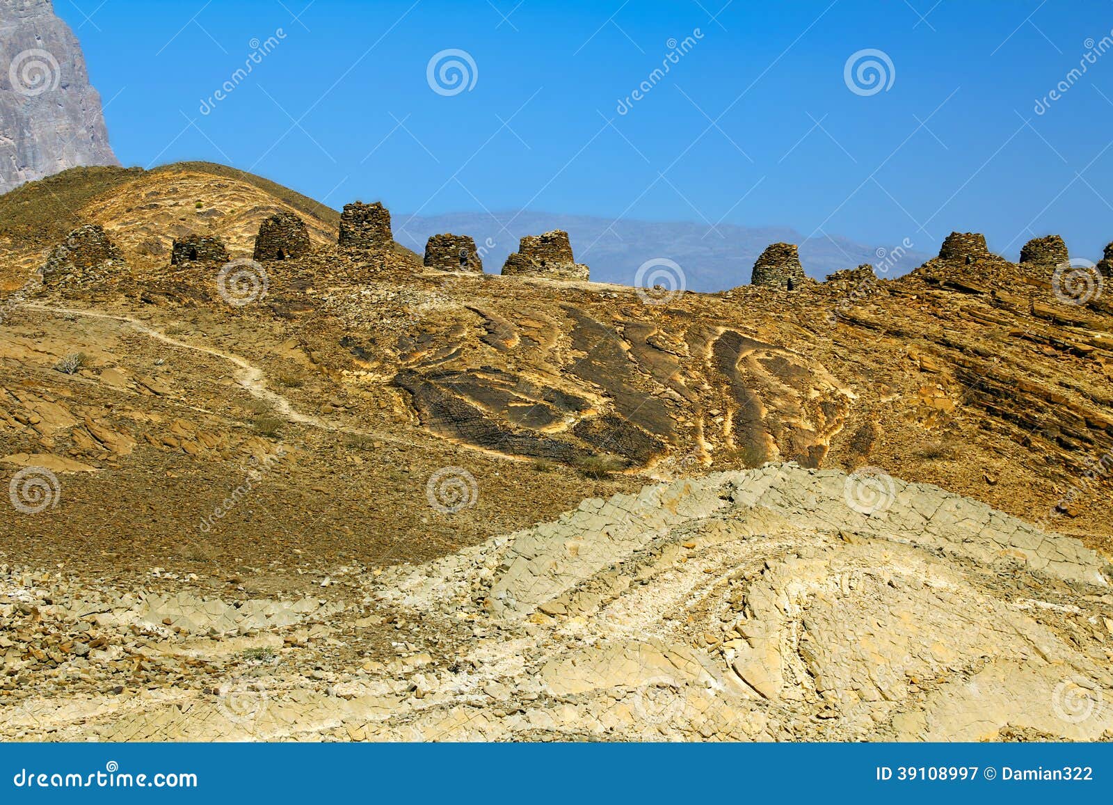 the ancient beehive tombs at jabal misht western